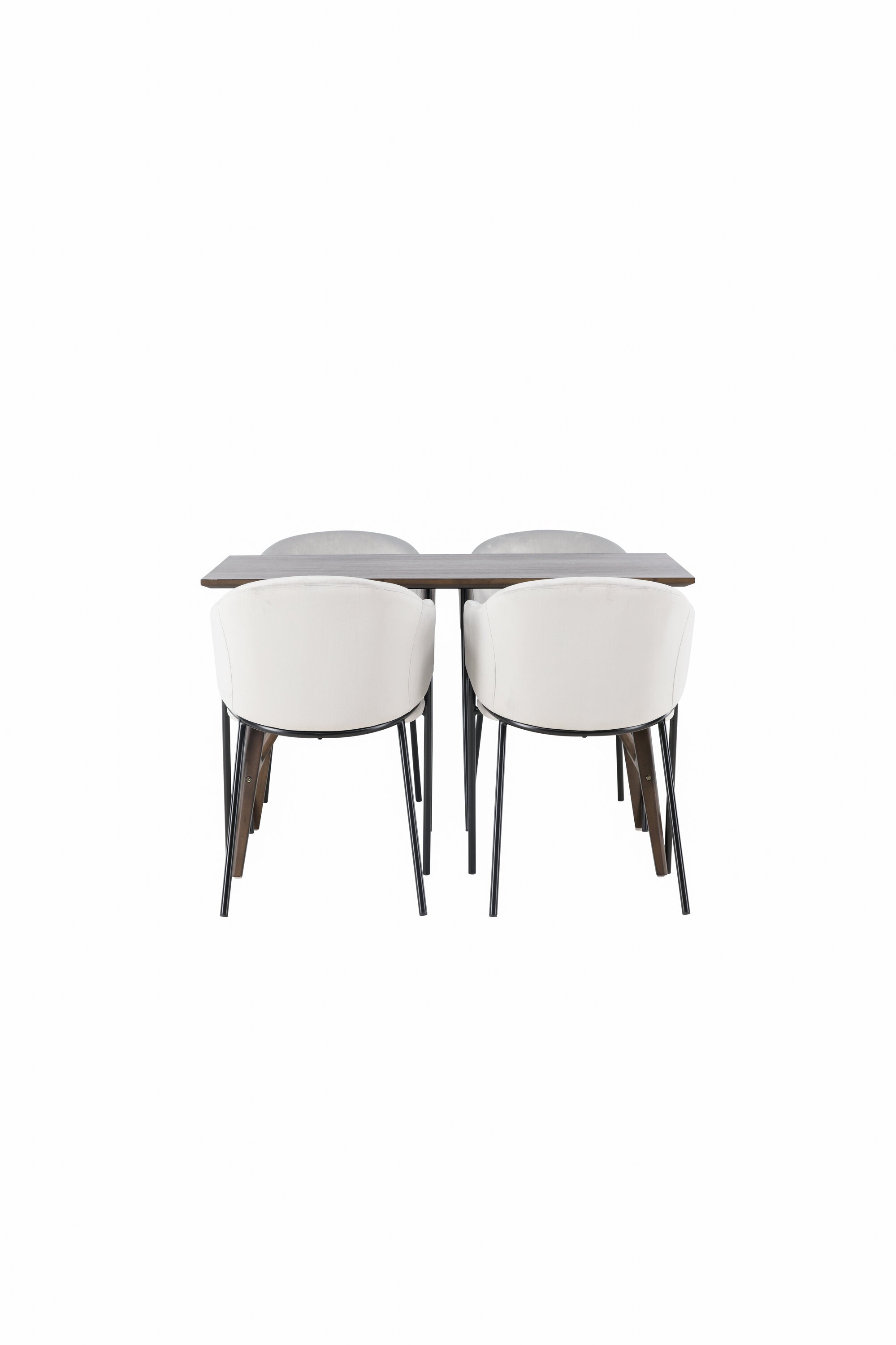 Kaseindon Esszimmerset + Evelina 120cm/4St. in Schwarzgrau präsentiert im Onlineshop von KAQTU Design AG. Esszimmerset ist von Venture Home