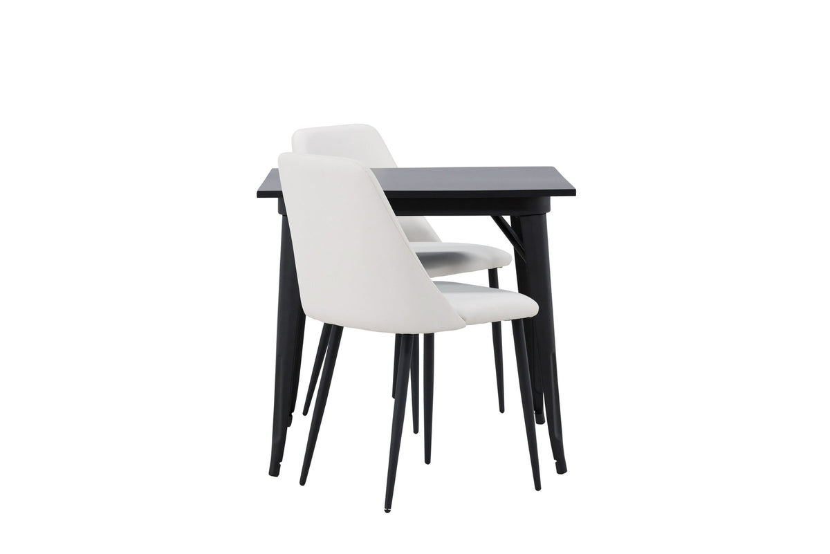 Tempe Esszimmerset + Night 80cm/2St. in Schwarz-Weiss präsentiert im Onlineshop von KAQTU Design AG. Esszimmerset ist von Venture Home