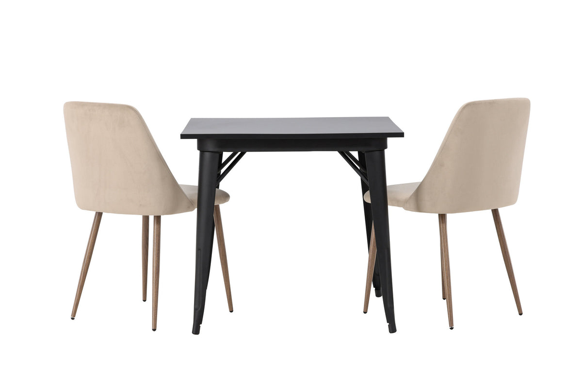 Tempe Esszimmerset + Night 80cm/2St. in Braun, Walnuss präsentiert im Onlineshop von KAQTU Design AG. Esszimmerset ist von Venture Home
