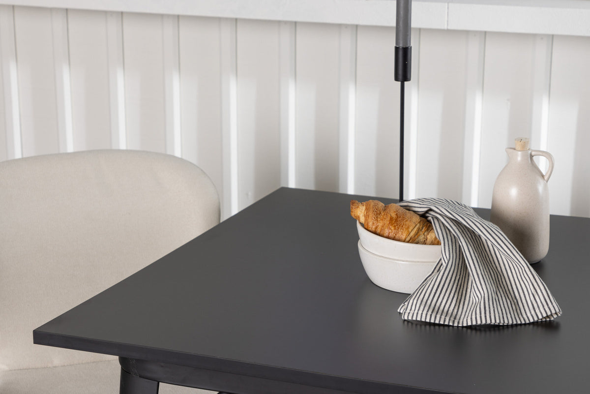Tempe Esszimmerset + Lilja 80cm/2St. in Beige, Natur präsentiert im Onlineshop von KAQTU Design AG. Esszimmerset ist von Venture Home