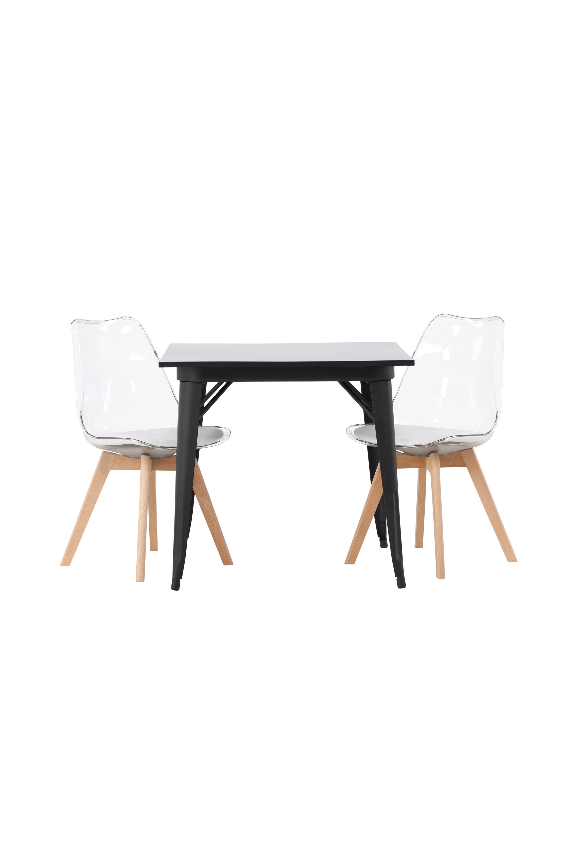 Tempe Esszimmerset + Edvin 80cm/2St. in Natur,Transparent,Weiss präsentiert im Onlineshop von KAQTU Design AG. Esszimmerset ist von Venture Home