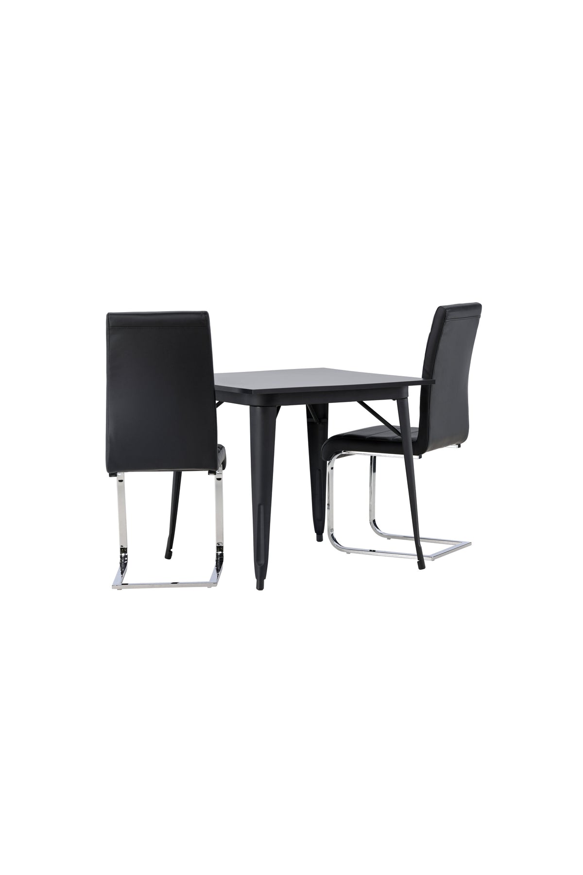 Tempe Esszimmerset + Tempo 80cm/2St. in Schwarzgrau präsentiert im Onlineshop von KAQTU Design AG. Esszimmerset ist von Venture Home