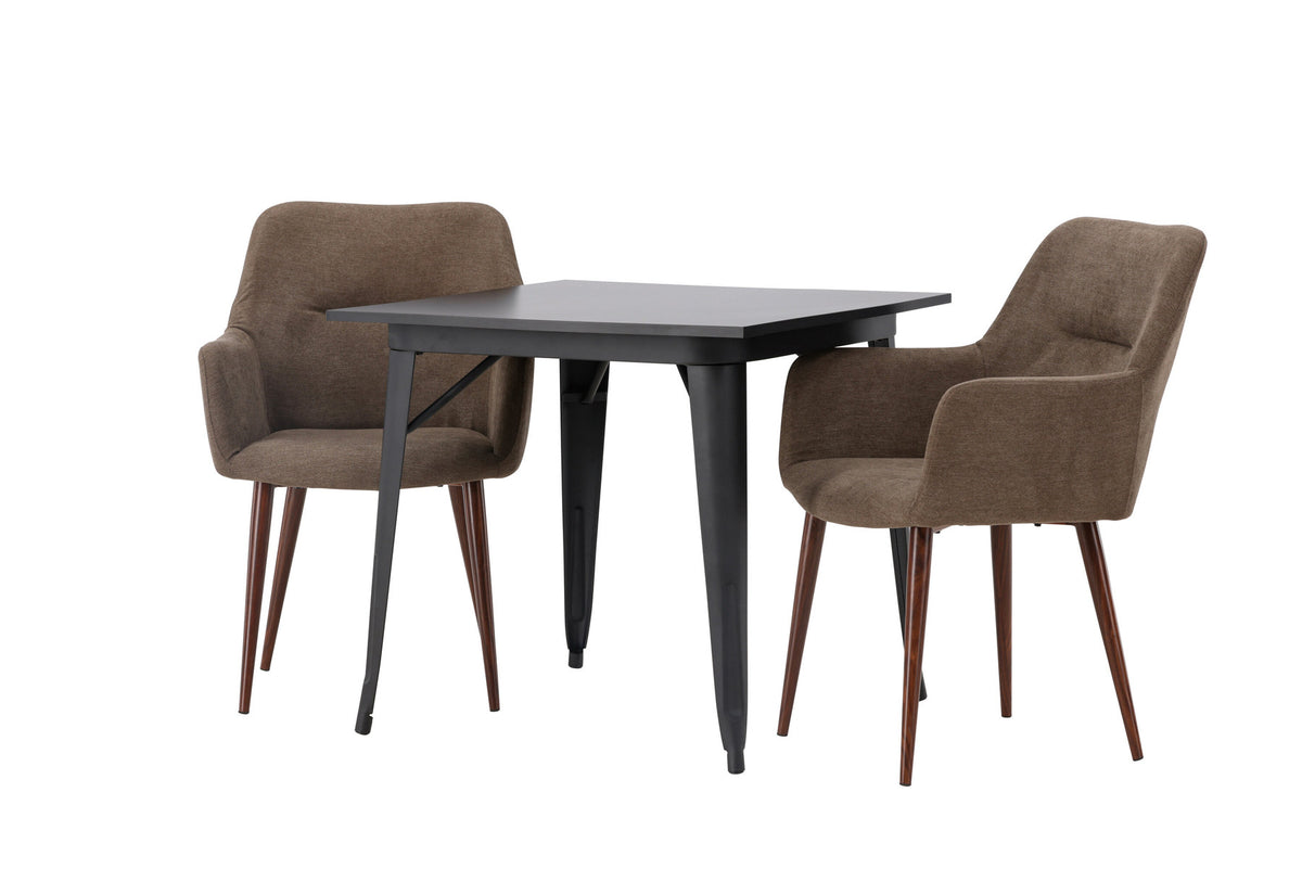 Tempe Esszimmerset + Tomorrow 80cm/2St. in Braun präsentiert im Onlineshop von KAQTU Design AG. Esszimmerset ist von Venture Home
