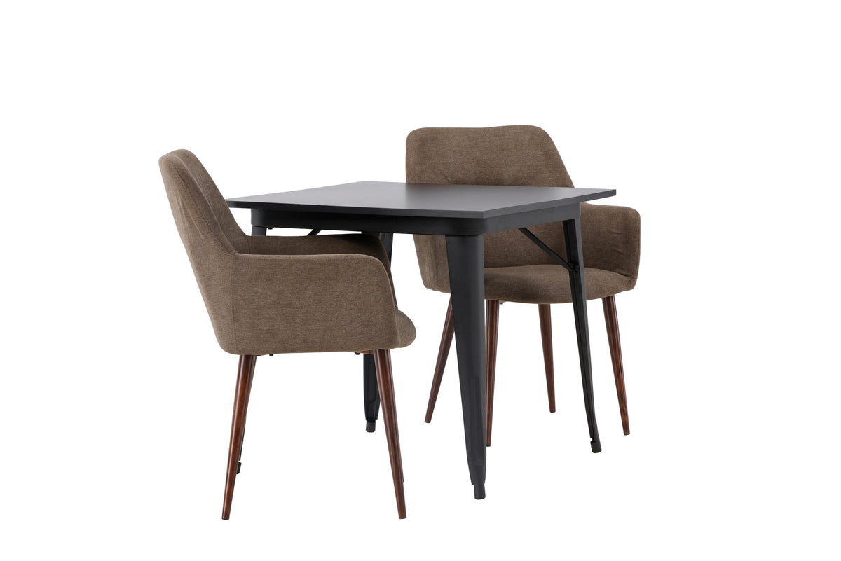 Tempe Esszimmerset + Tomorrow 80cm/2St. in Braun präsentiert im Onlineshop von KAQTU Design AG. Esszimmerset ist von Venture Home