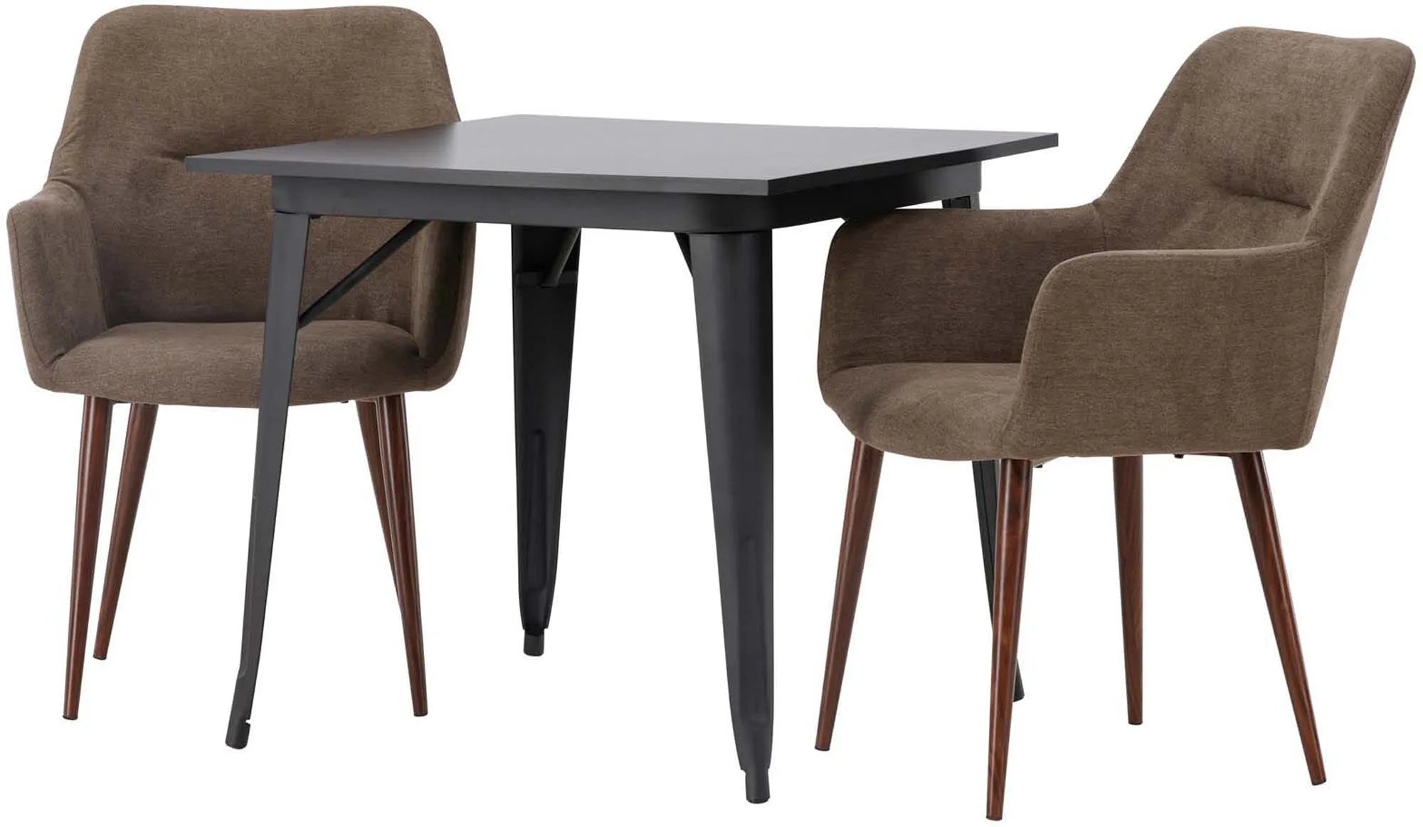 Elegantes Tempe Esszimmerset, 80cm, 2 Stühle, von Venture Home.