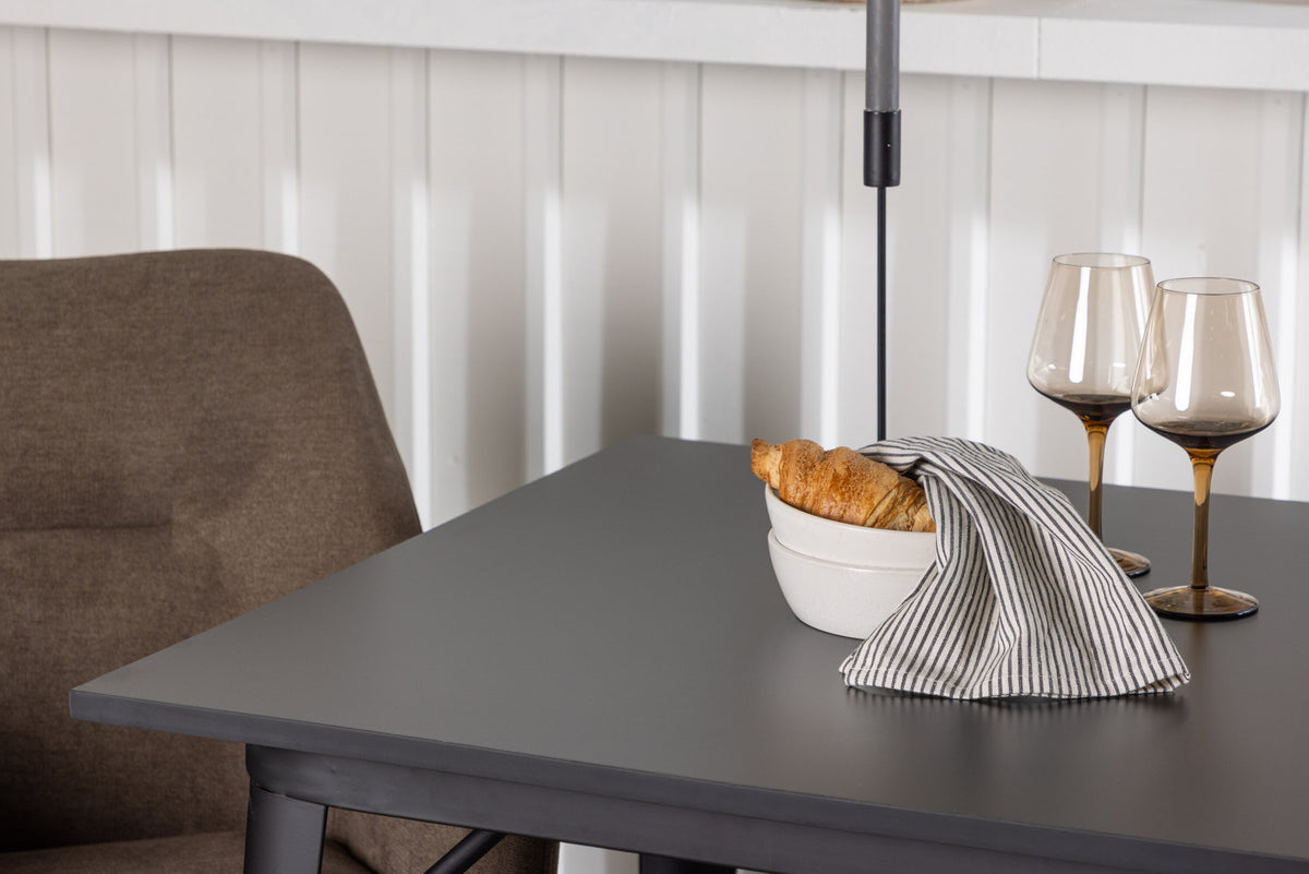 Tempe Esszimmerset + Tomorrow 80cm/2St. in Braun präsentiert im Onlineshop von KAQTU Design AG. Esszimmerset ist von Venture Home