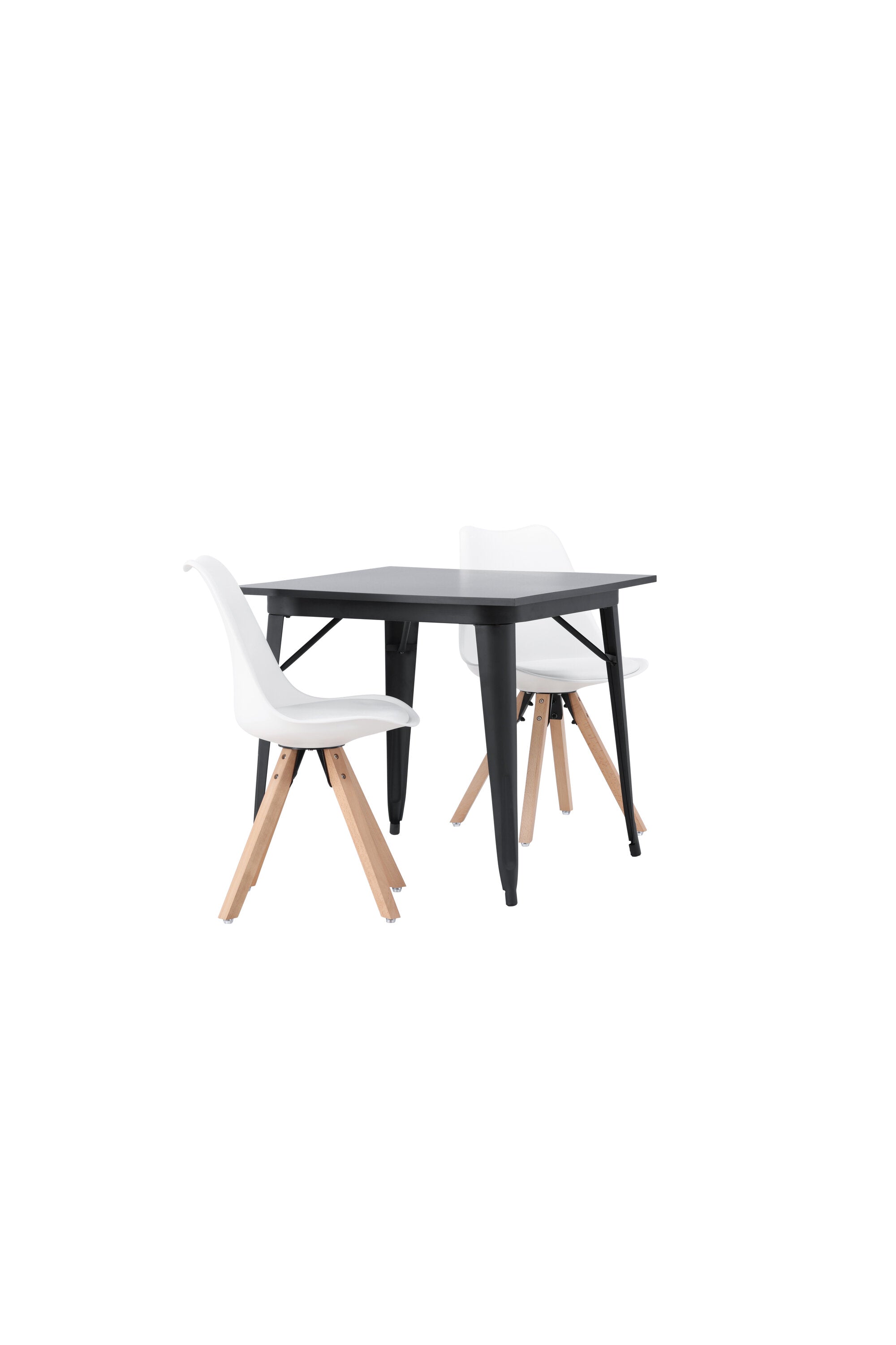 Tempe Esszimmerset + Zeno 80cm/2St. in Natur, Weiss präsentiert im Onlineshop von KAQTU Design AG. Esszimmerset ist von Venture Home