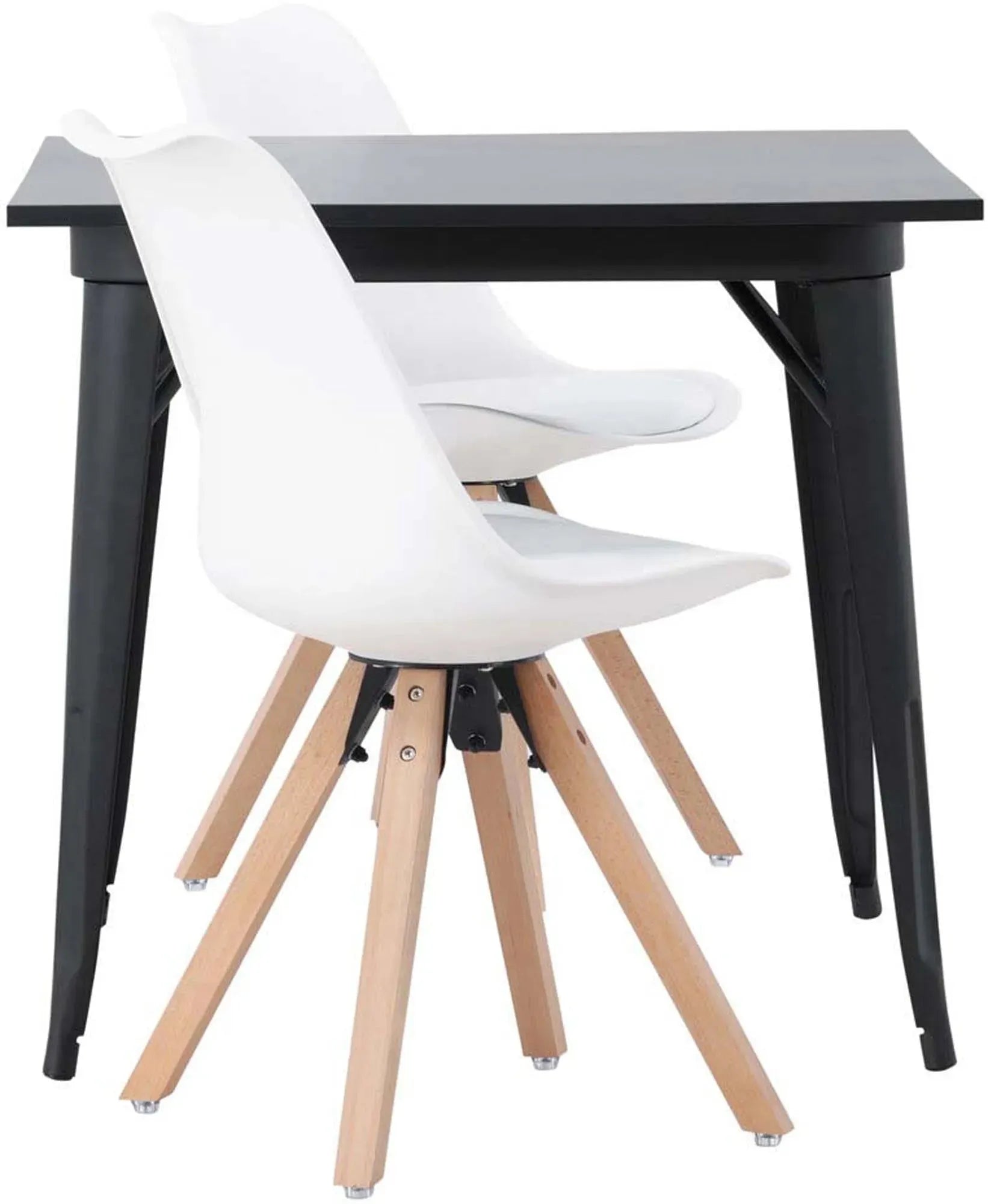 Stilvolles Tempe Esszimmerset mit kompakten Zeno Stühlen von Venture Home.