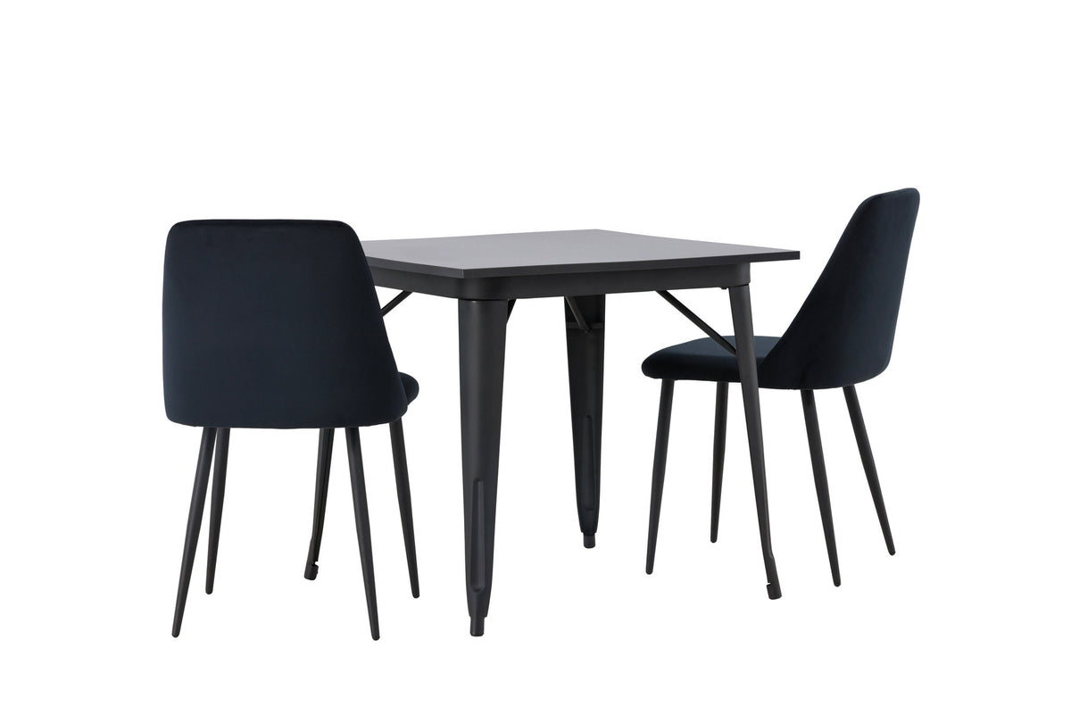 Tempe Esszimmerset + Night 80cm/2St. in Schwarz präsentiert im Onlineshop von KAQTU Design AG. Esszimmerset ist von Venture Home