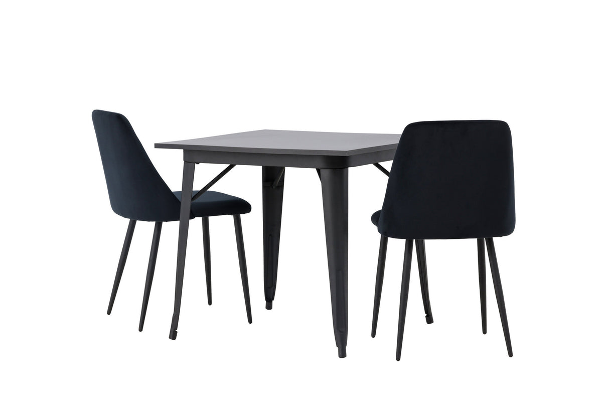 Tempe Esszimmerset + Night 80cm/2St. in Schwarz präsentiert im Onlineshop von KAQTU Design AG. Esszimmerset ist von Venture Home