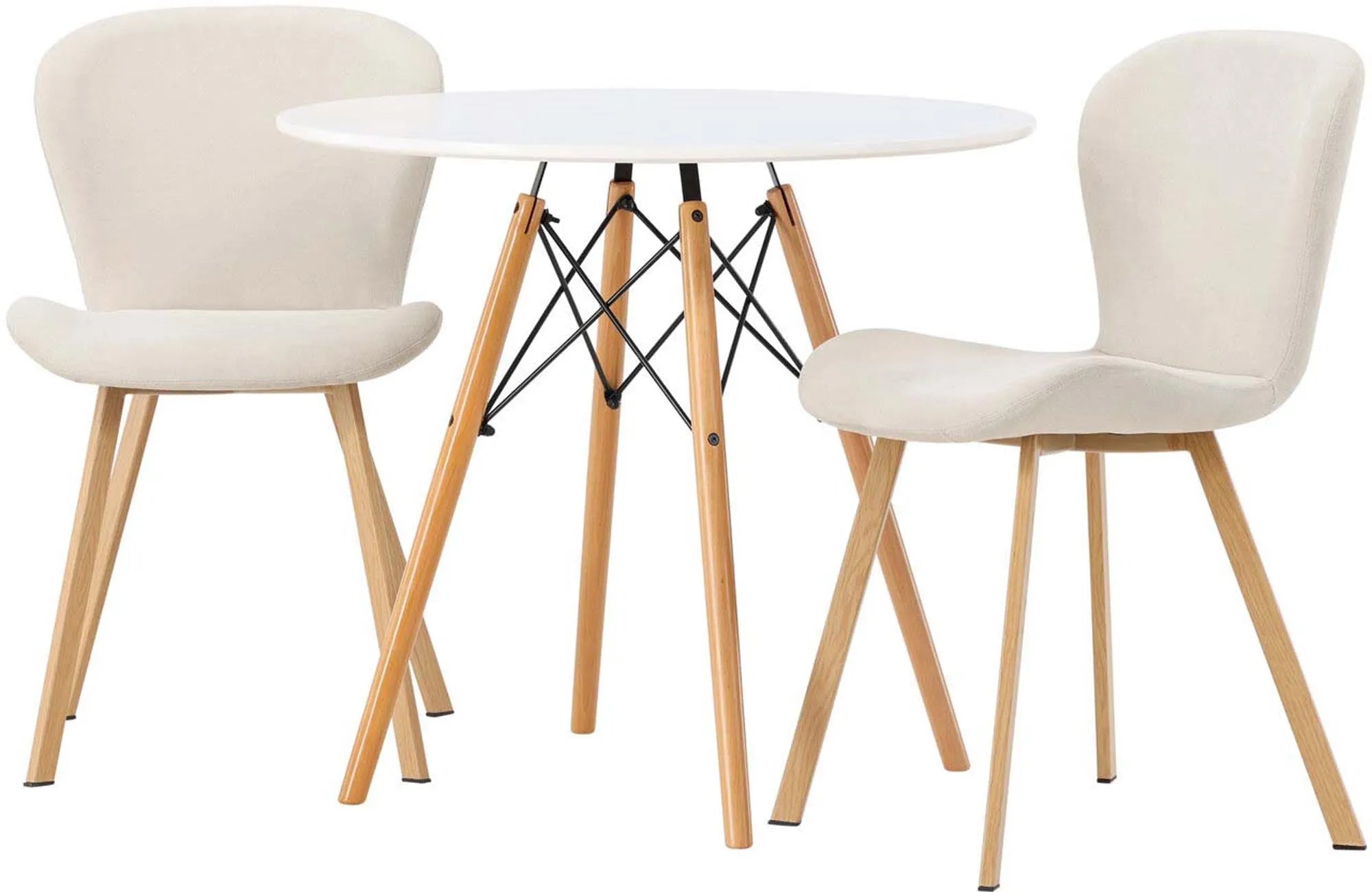 Elegantes Danburi Set mit Lilja Tisch für stilvolle Esszimmer.