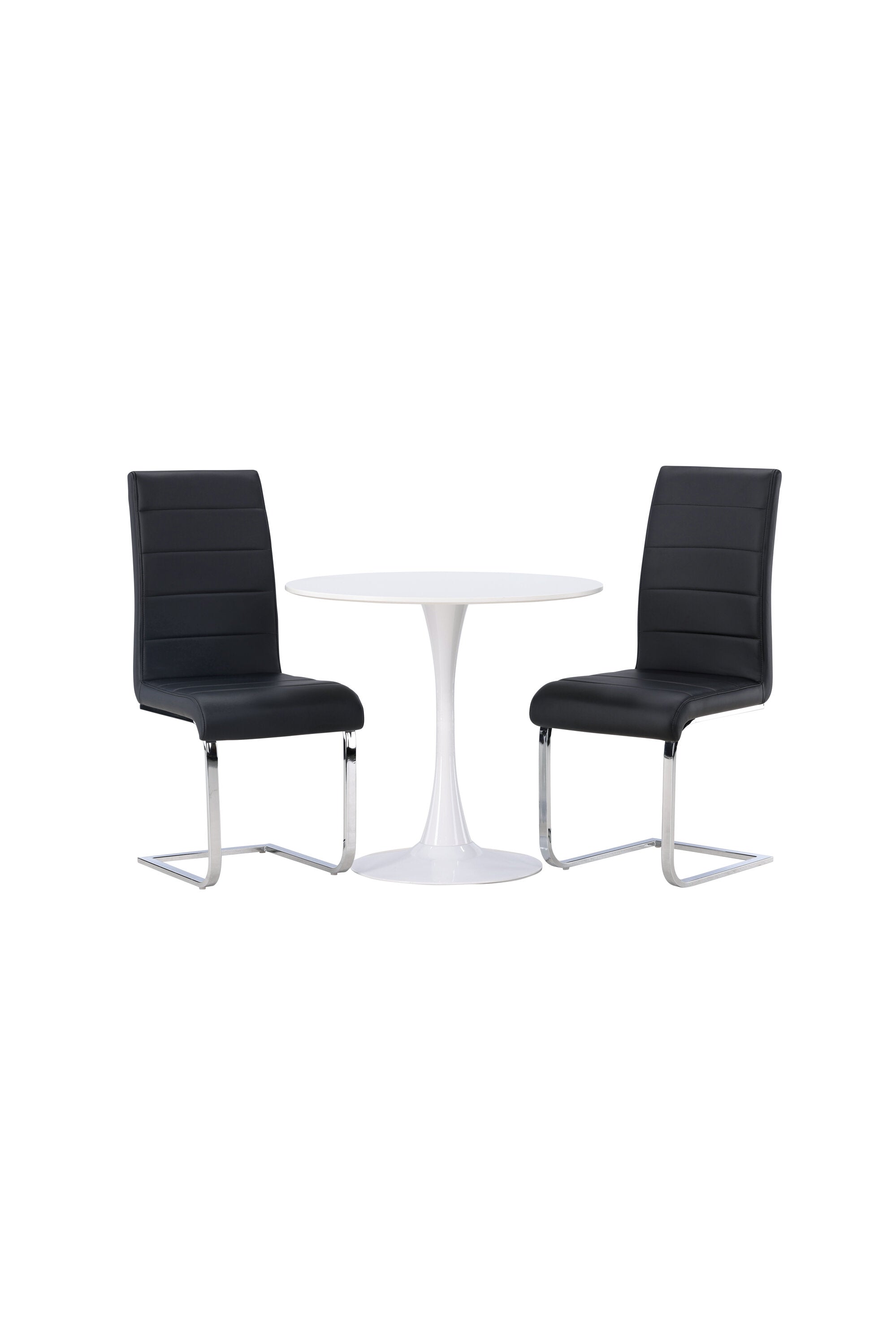 Hamden Esszimmerset + Tempo ⌀80cm/2St. in Schwarzgrau präsentiert im Onlineshop von KAQTU Design AG. Esszimmerset ist von Venture Home