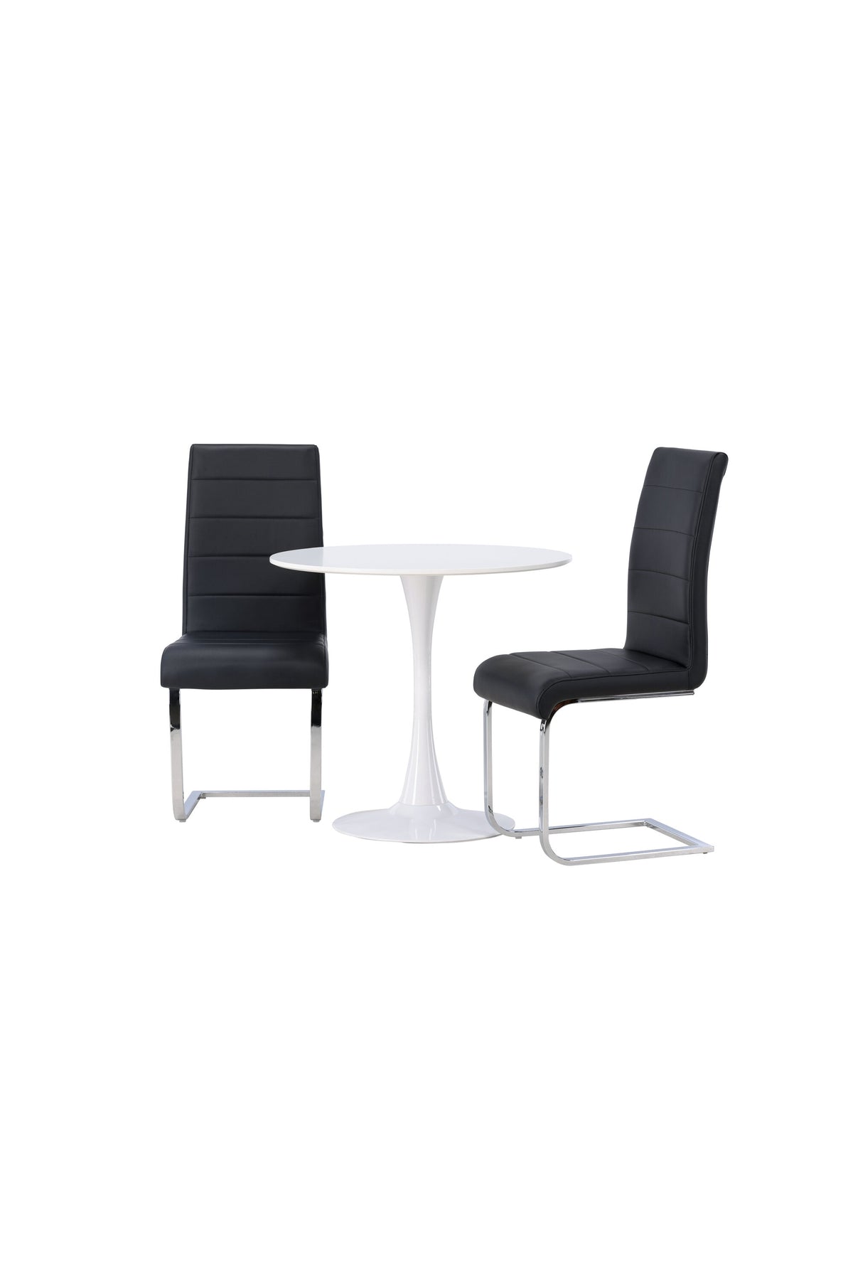 Hamden Esszimmerset + Tempo ⌀80cm/2St. in Schwarzgrau präsentiert im Onlineshop von KAQTU Design AG. Esszimmerset ist von Venture Home