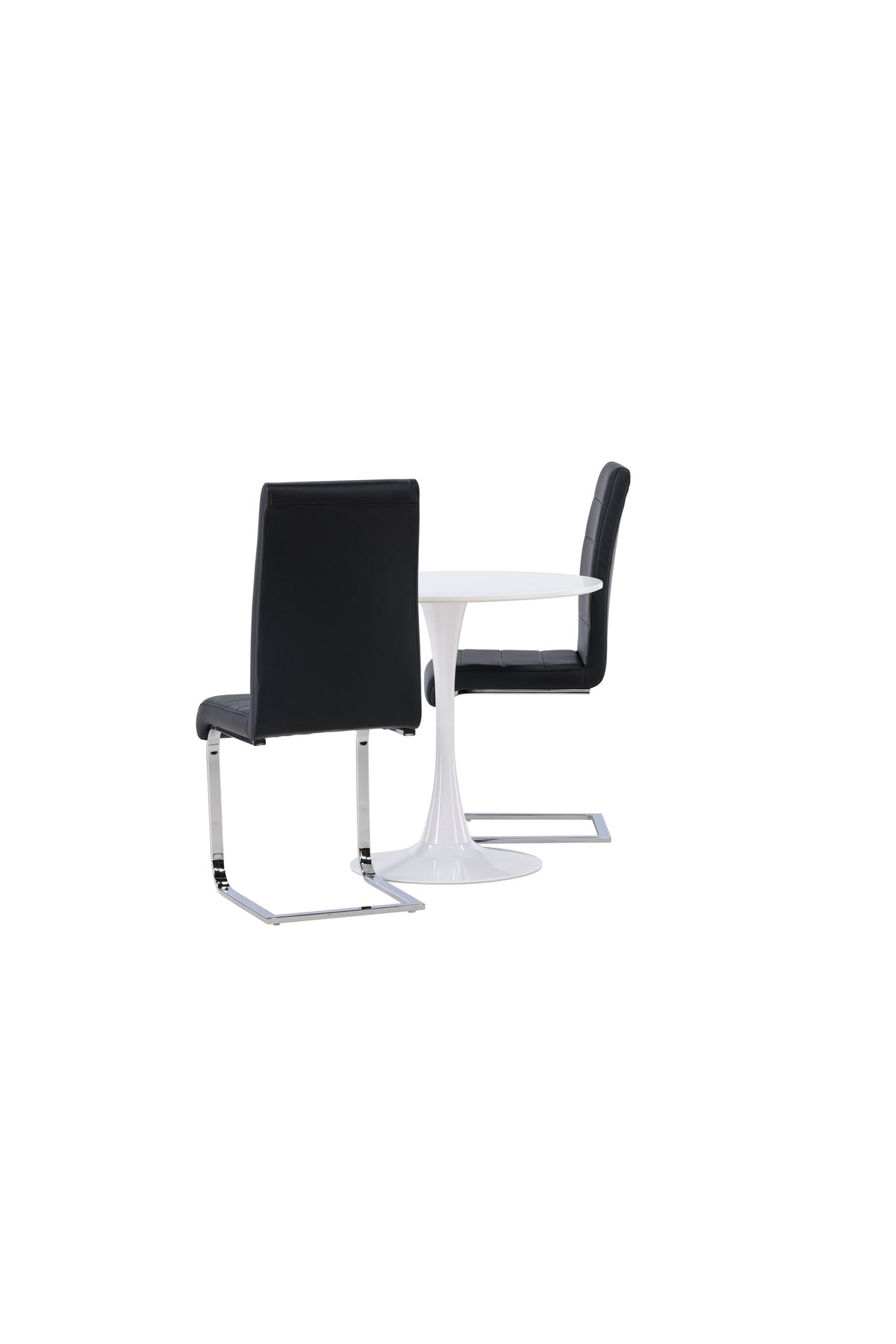 Hamden Esszimmerset + Tempo ⌀80cm/2St. in Schwarzgrau präsentiert im Onlineshop von KAQTU Design AG. Esszimmerset ist von Venture Home