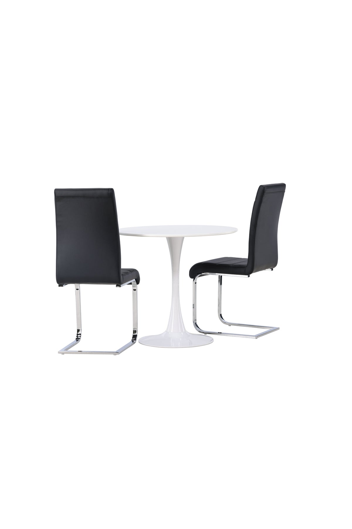 Hamden Esszimmerset + Tempo ⌀80cm/2St. in Schwarzgrau präsentiert im Onlineshop von KAQTU Design AG. Esszimmerset ist von Venture Home