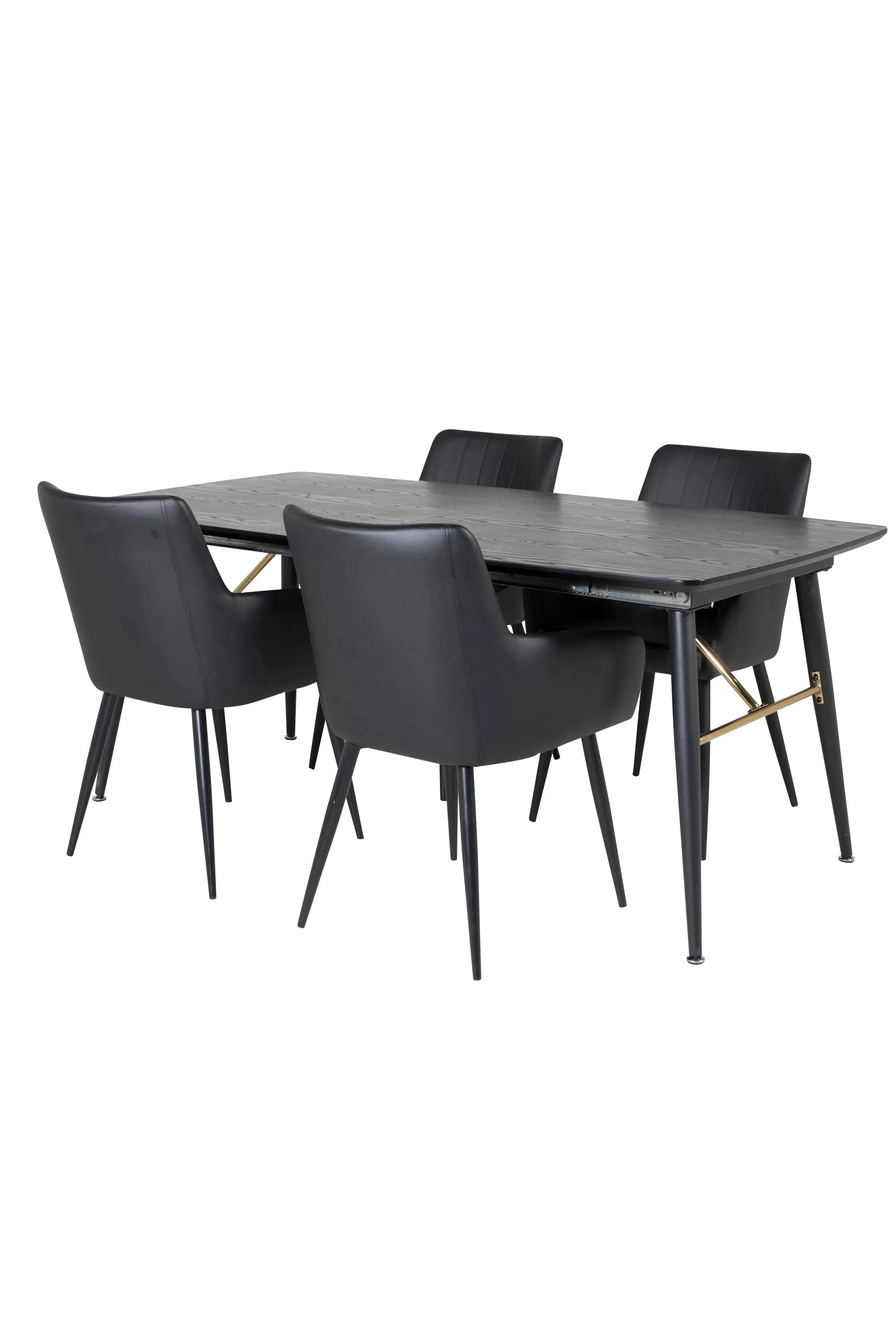 Luxuriöses Esszimmer Set Gold mit Stuhl Comfort von Venture Home.
