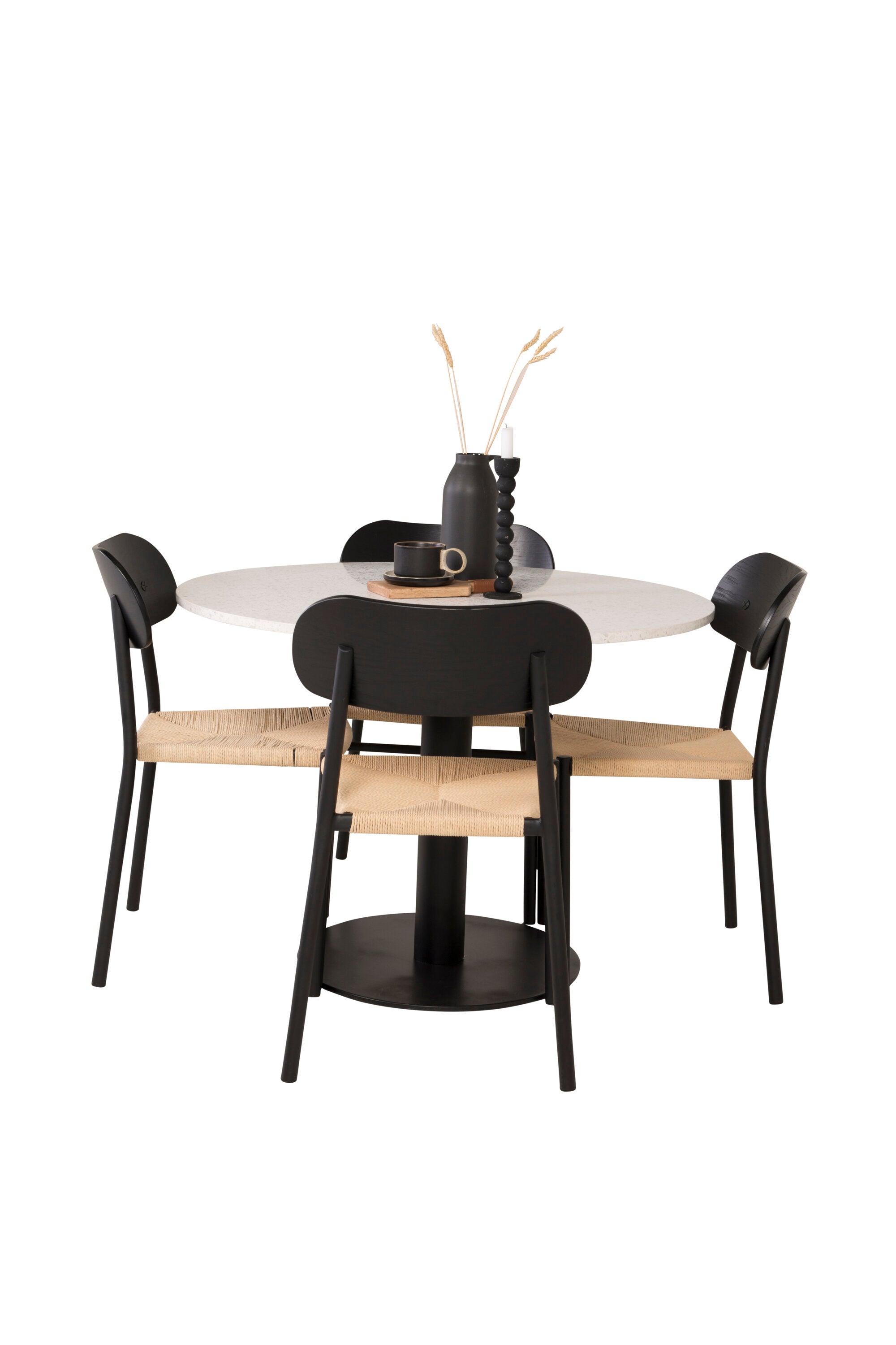 Modernes Esszimmer Set Razzia mit komfortablen Stühlen Polly.