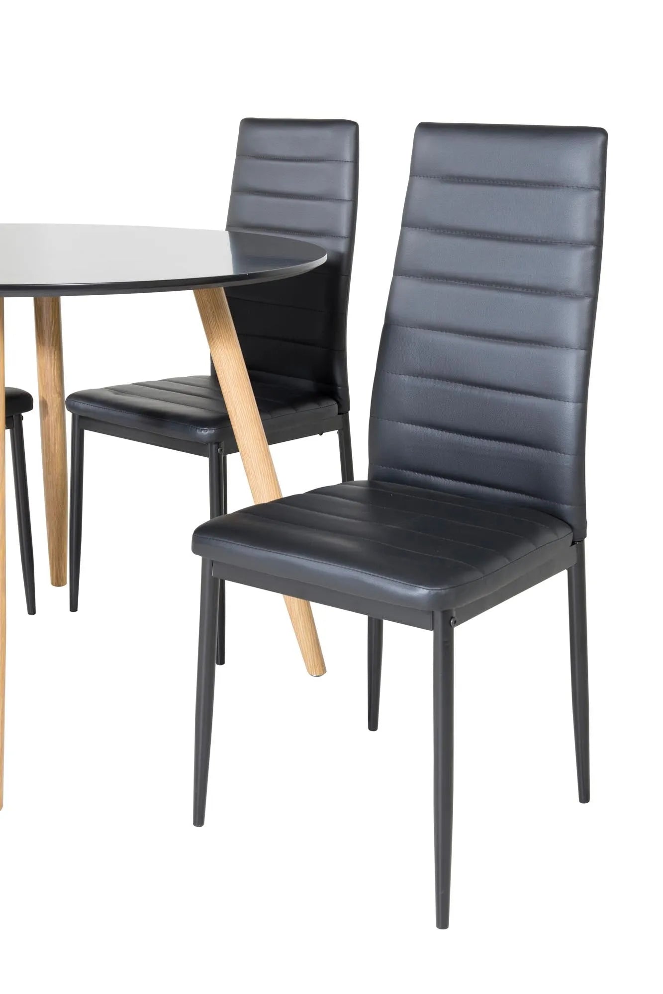 Esszimmer Set Plaza mit Slim Stühlen von Venture Home, zeitlos modern.