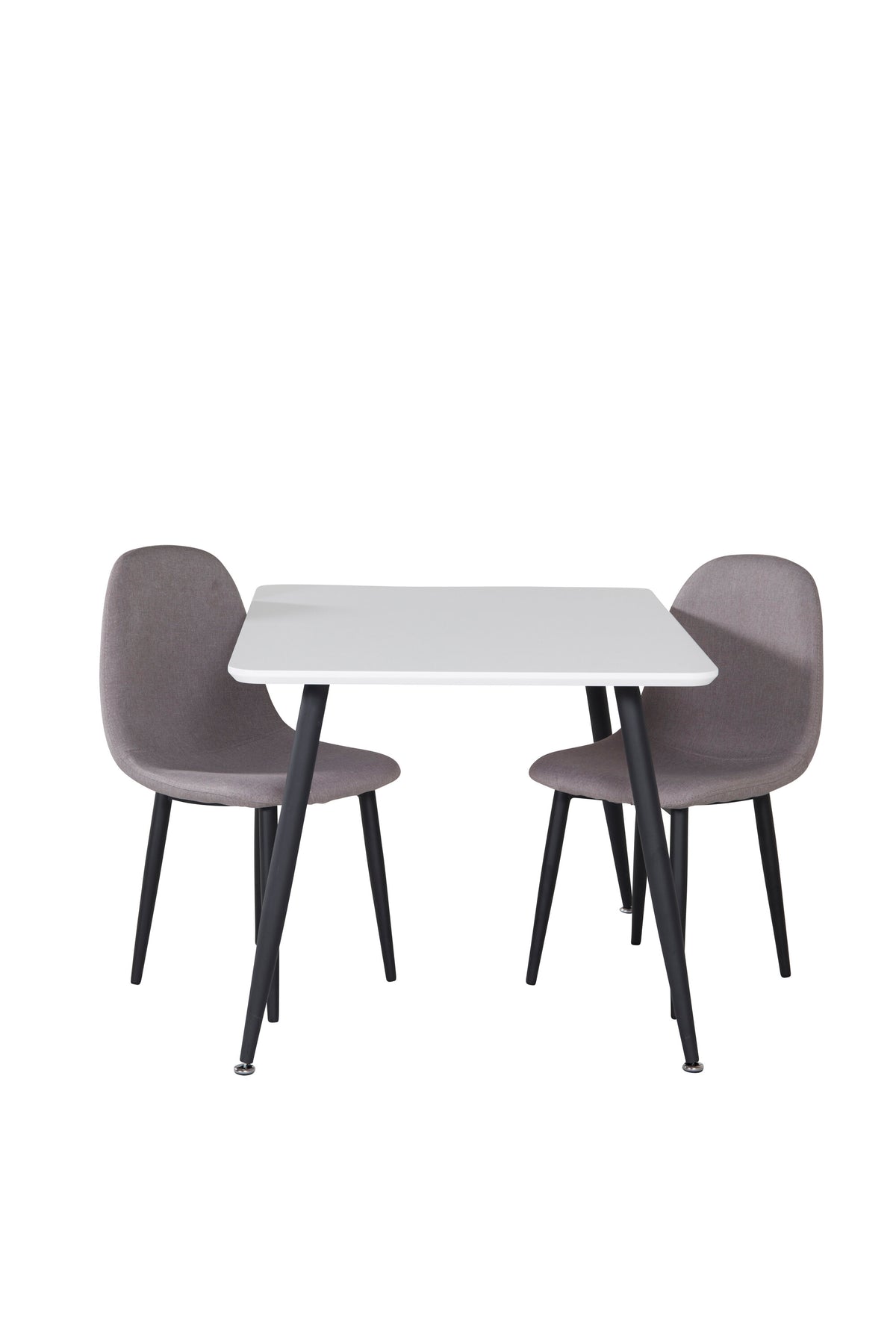 Esszimmer Set Polar mit Stuhl Polar in Weiss/Schwarz/Grau präsentiert im Onlineshop von KAQTU Design AG. Esszimmerset ist von Venture Home