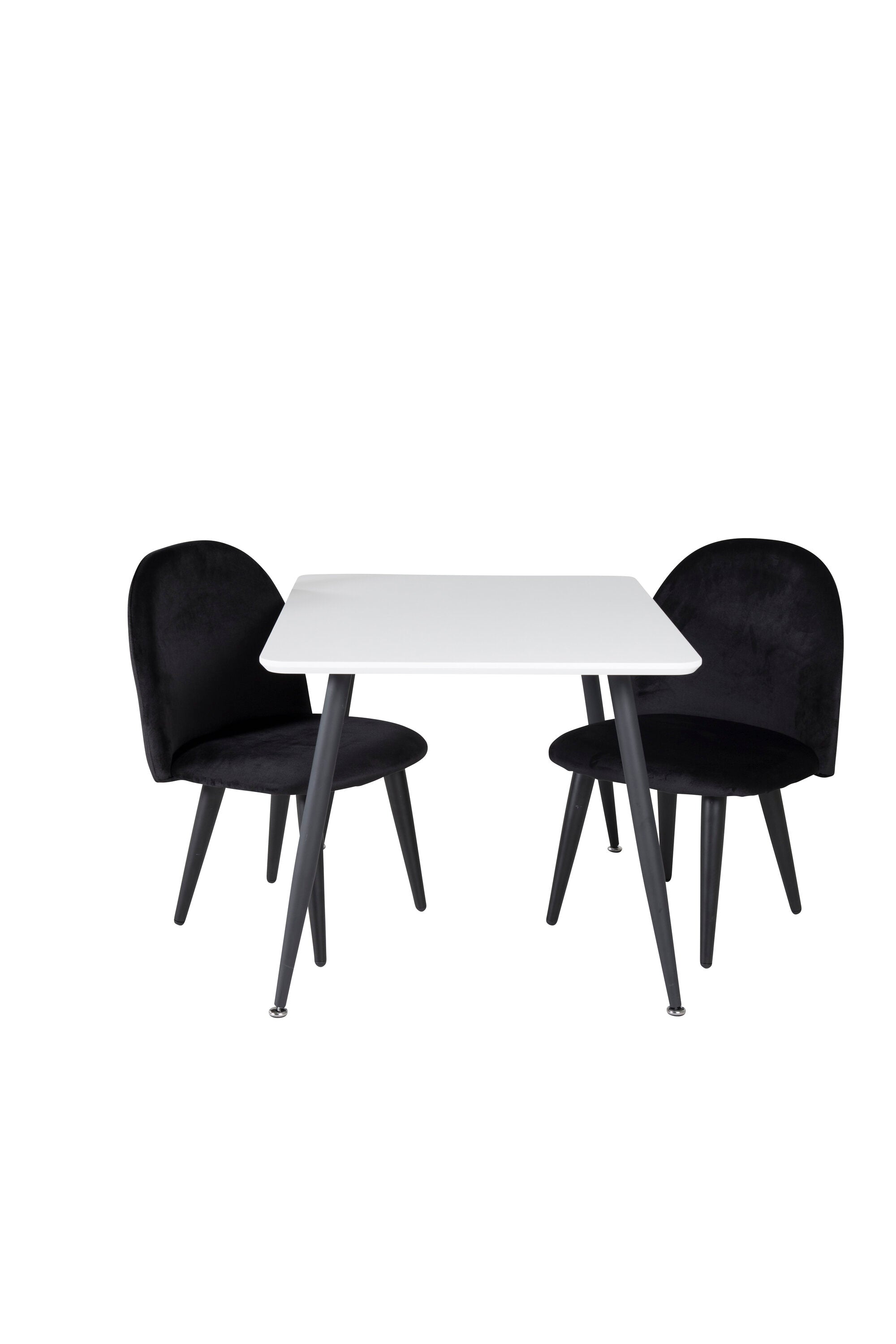 Modernes Esszimmer Set Polar mit stilvollen Velvet-Stühlen für höchsten Komfort und einladendes Ambiente.