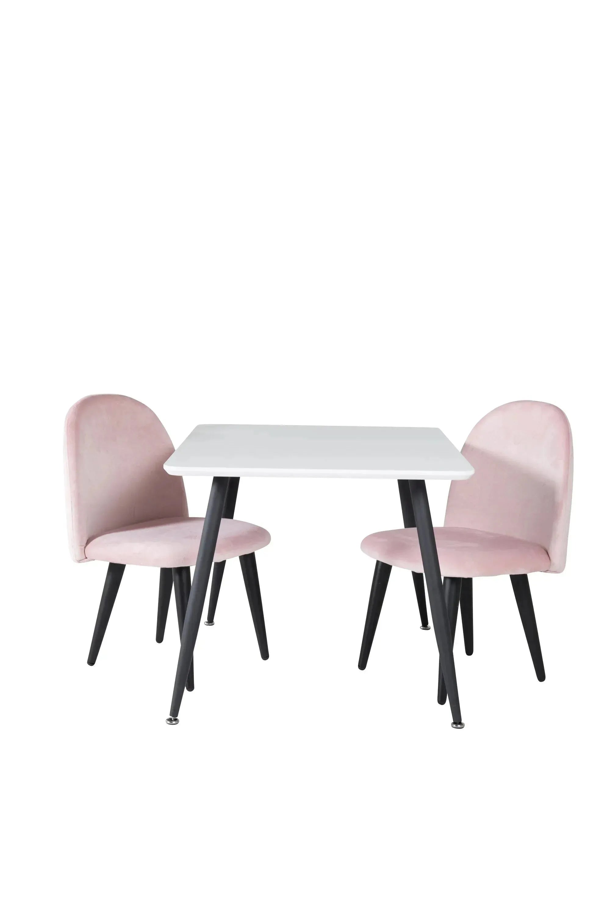 Esszimmer Set Polar mit luxuriösen Velvet-Stühlen von Venture Home.