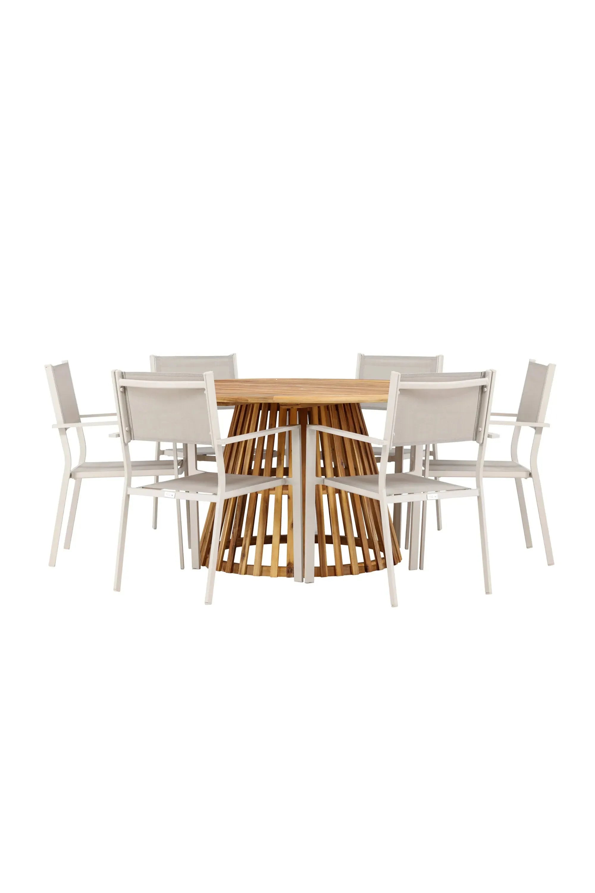 Elegantes Esszimmer-Set Tucumán mit 6 Copacabana Stühlen von Venture.