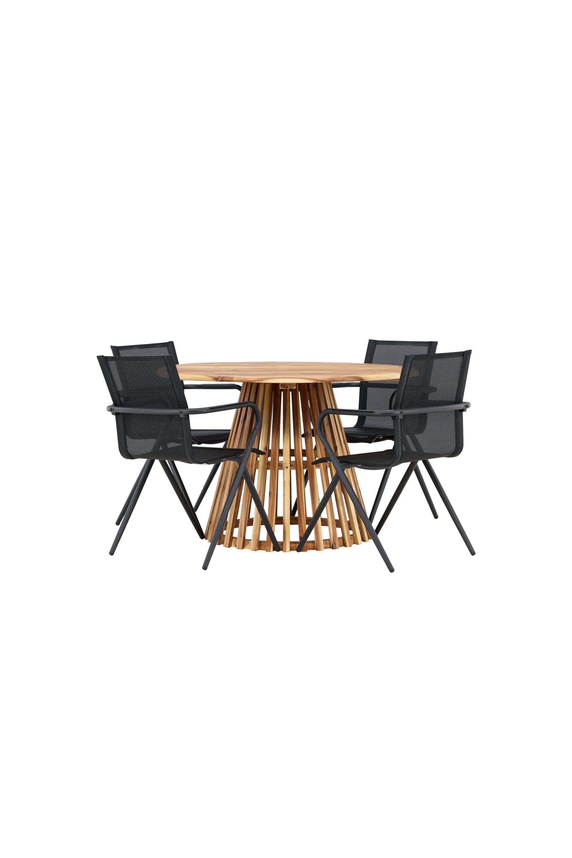 Lumpur round garden table set + Alina