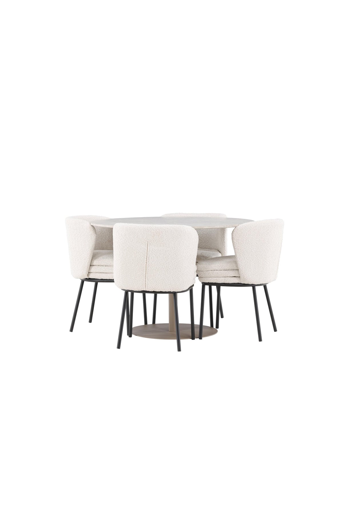 Lycke Esstisch mit Agnes Stühlen in  präsentiert im Onlineshop von KAQTU Design AG. Bartischset ist von Venture Home
