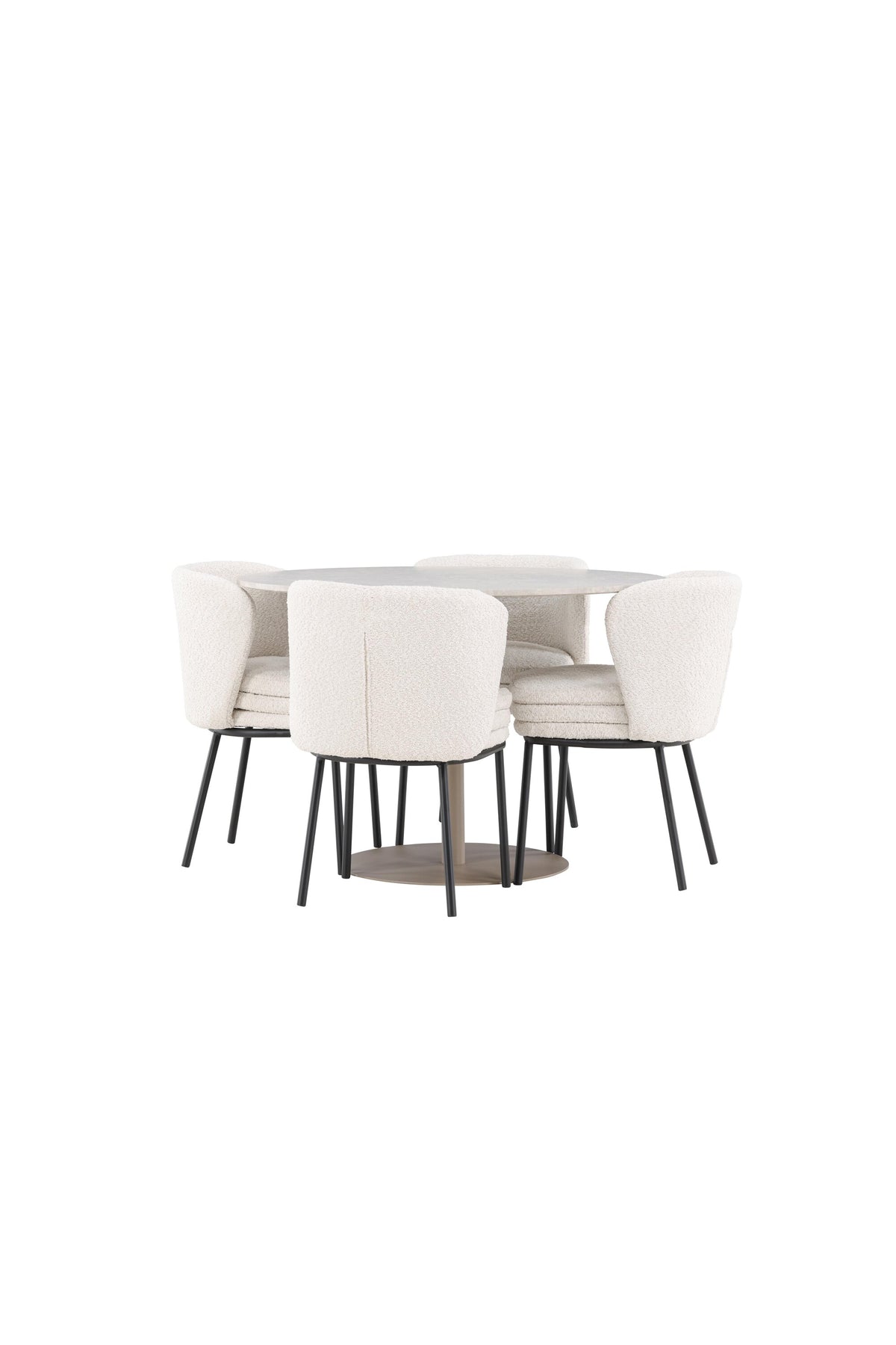 Lycke Esstisch mit Agnes Stühlen in  präsentiert im Onlineshop von KAQTU Design AG. Bartischset ist von Venture Home