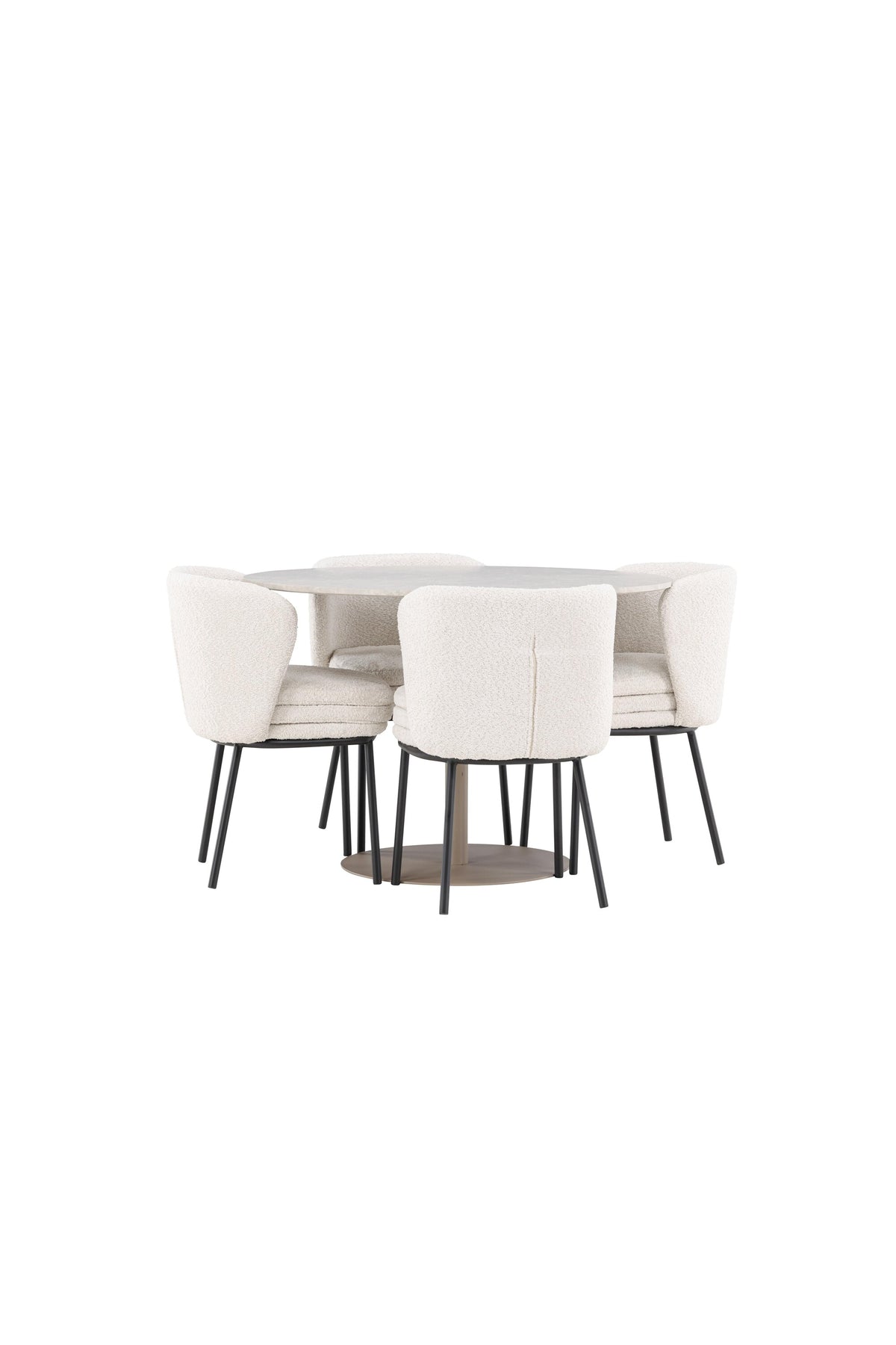 Lycke Esstisch mit Agnes Stühlen in  präsentiert im Onlineshop von KAQTU Design AG. Bartischset ist von Venture Home