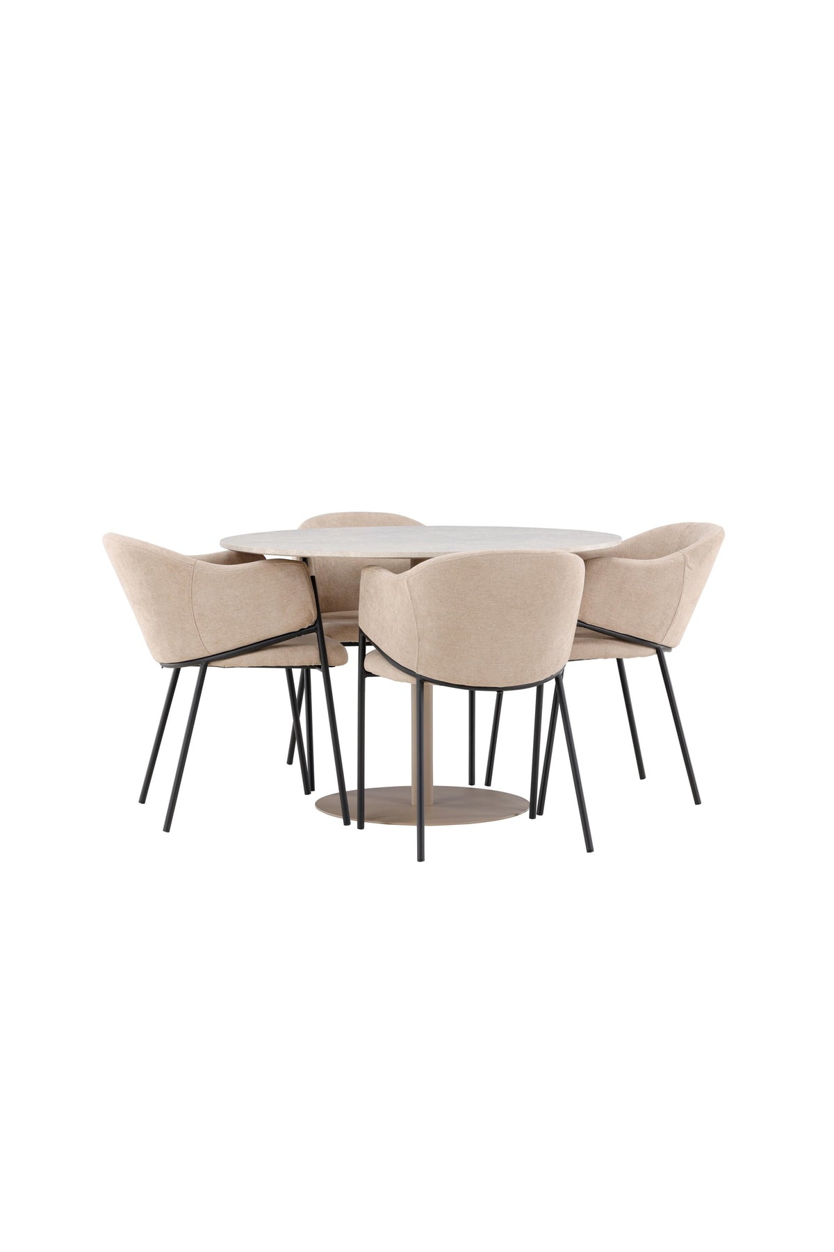 Lycke Esstisch mit Stühlen von Evelina in  präsentiert im Onlineshop von KAQTU Design AG. Bartischset ist von Venture Home
