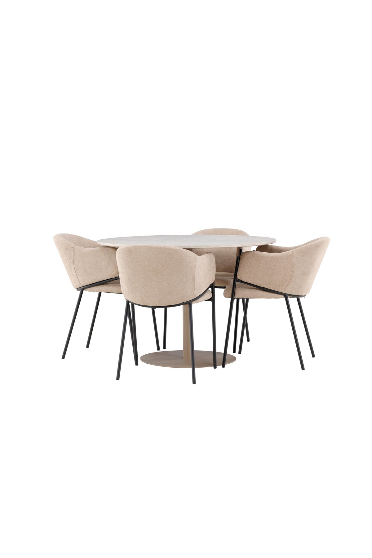 Lycke Esstisch mit Stühlen von Evelina in  präsentiert im Onlineshop von KAQTU Design AG. Bartischset ist von Venture Home