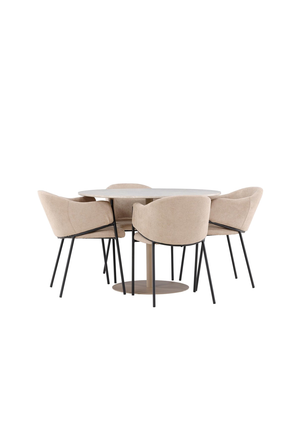 Lycke Esstisch mit Stühlen von Evelina in  präsentiert im Onlineshop von KAQTU Design AG. Bartischset ist von Venture Home