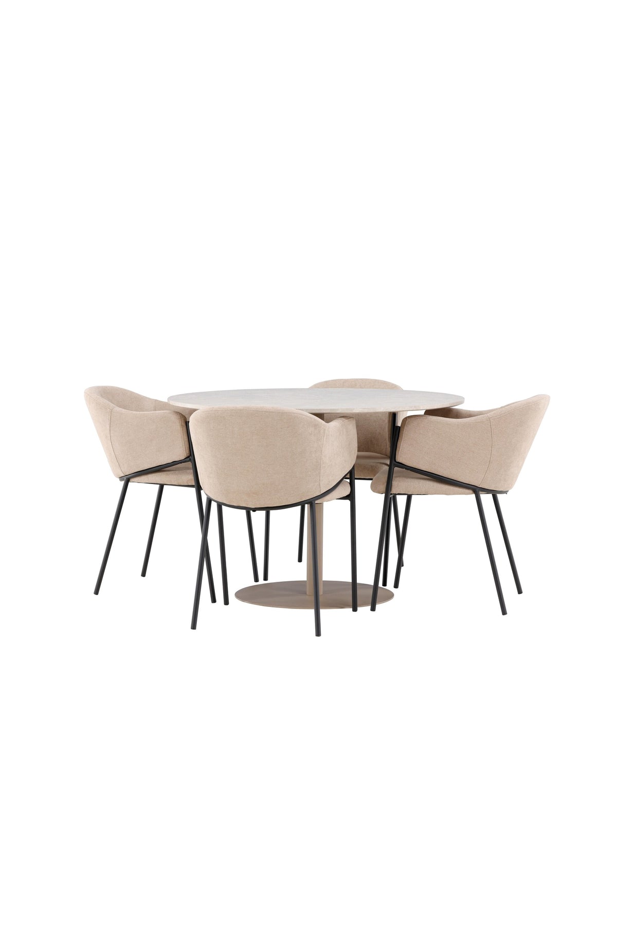 Lycke Esstisch mit Stühlen von Evelina in  präsentiert im Onlineshop von KAQTU Design AG. Bartischset ist von Venture Home