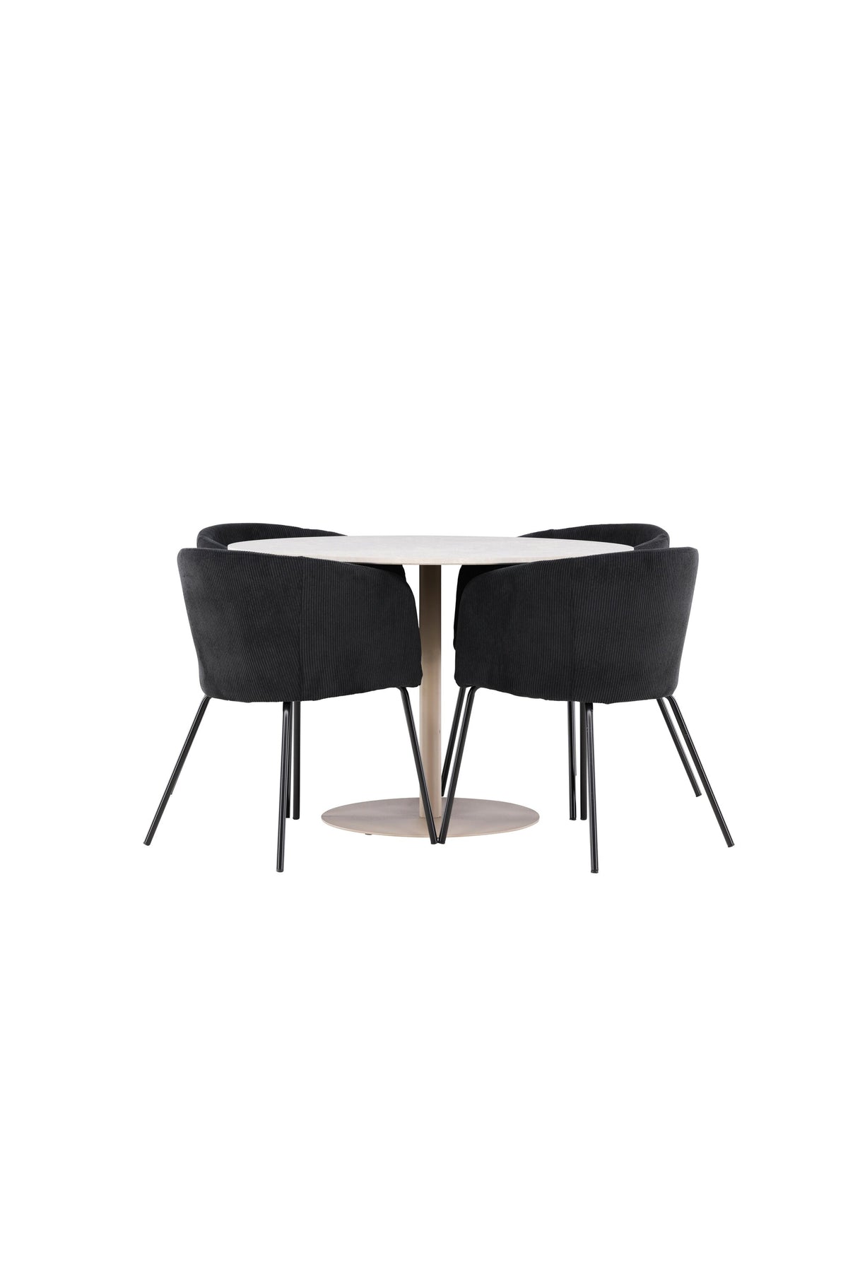 Lycke Esstisch mit Berit Stühlen in  präsentiert im Onlineshop von KAQTU Design AG. Bartischset ist von Venture Home