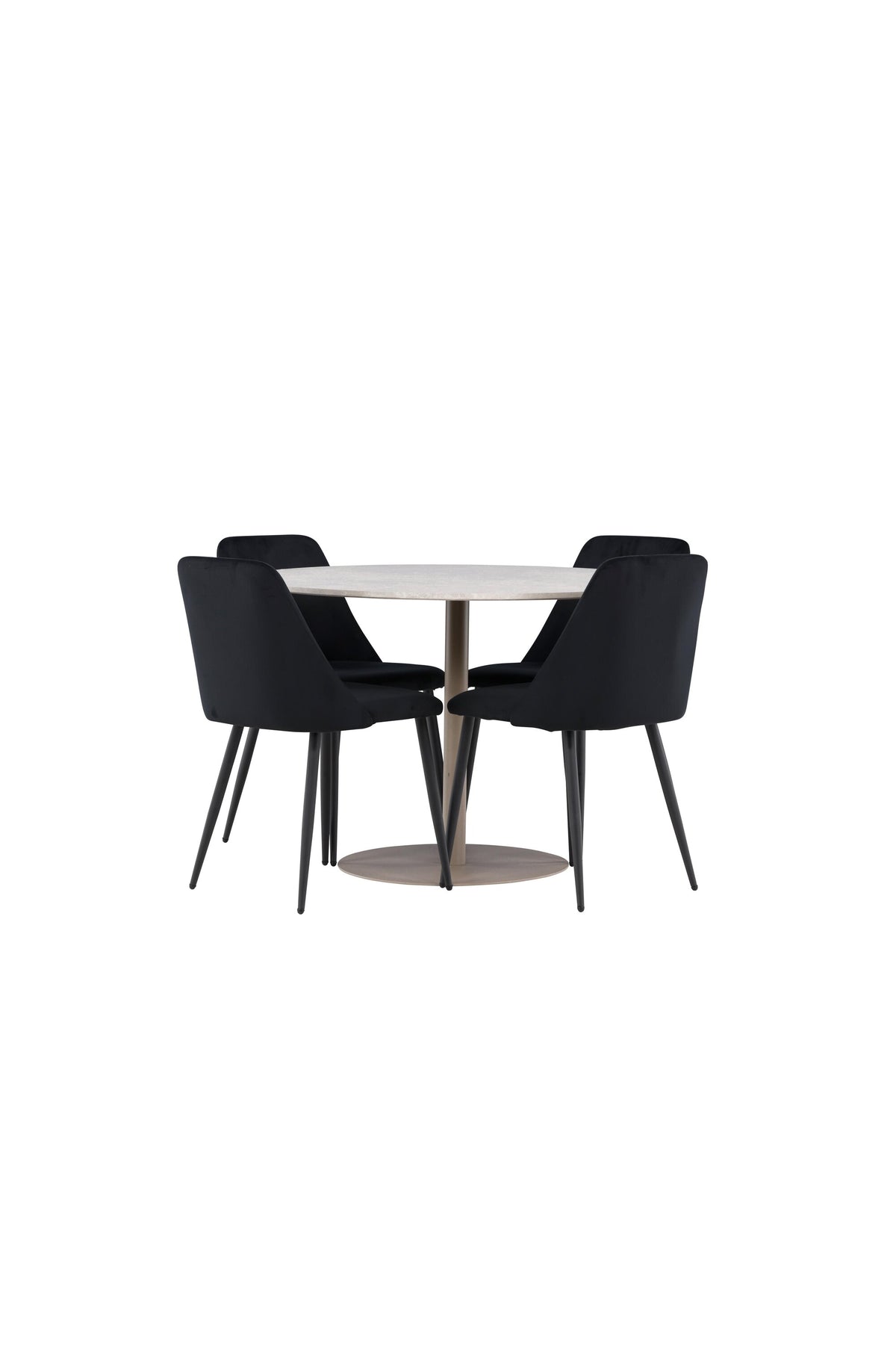 Lycke Esstisch mit Night Stühlen in  präsentiert im Onlineshop von KAQTU Design AG. Bartischset ist von Venture Home
