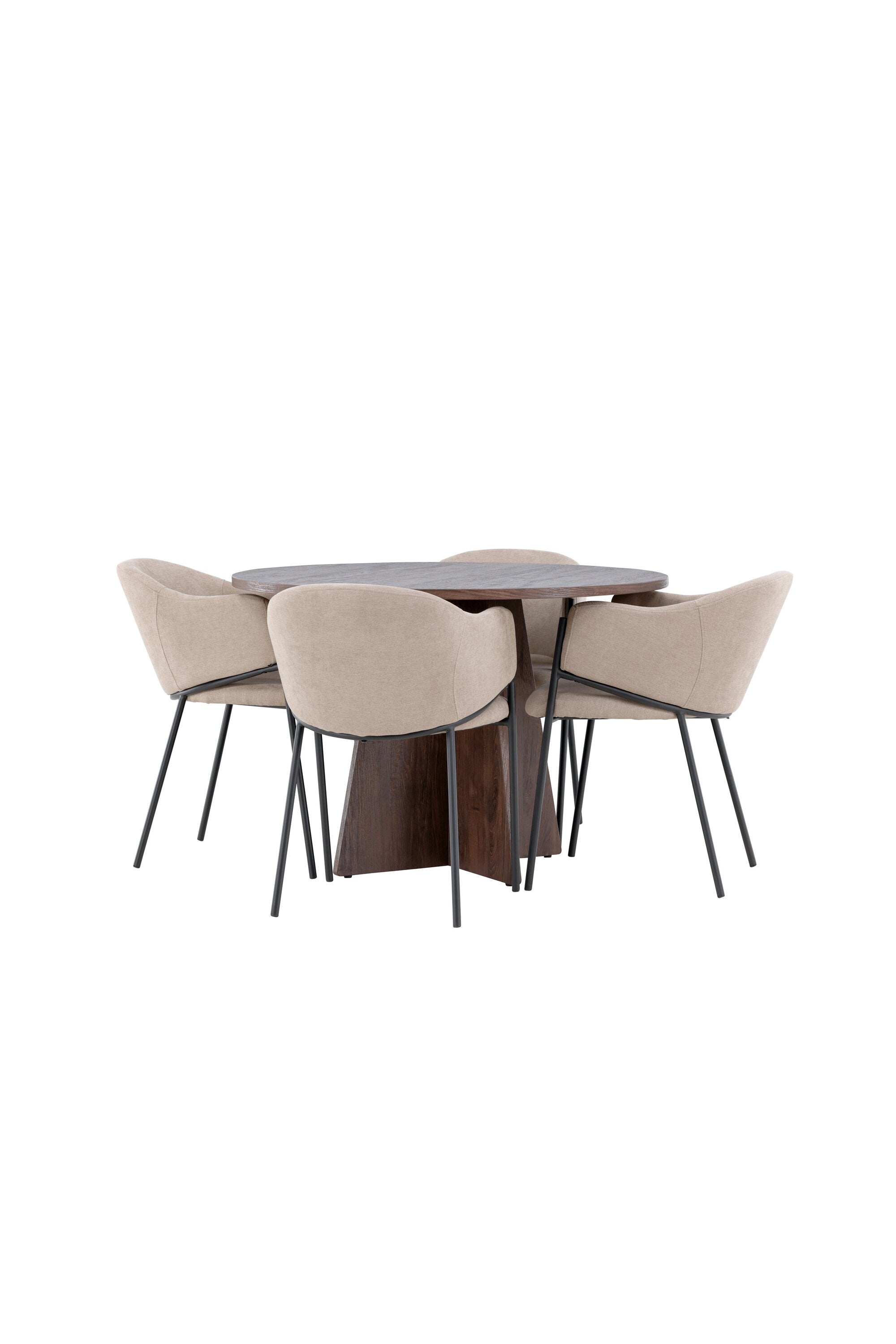 Bootcut Esszimmertisch mit Evelina Stühlen in  präsentiert im Onlineshop von KAQTU Design AG. Bartischset ist von Venture Home