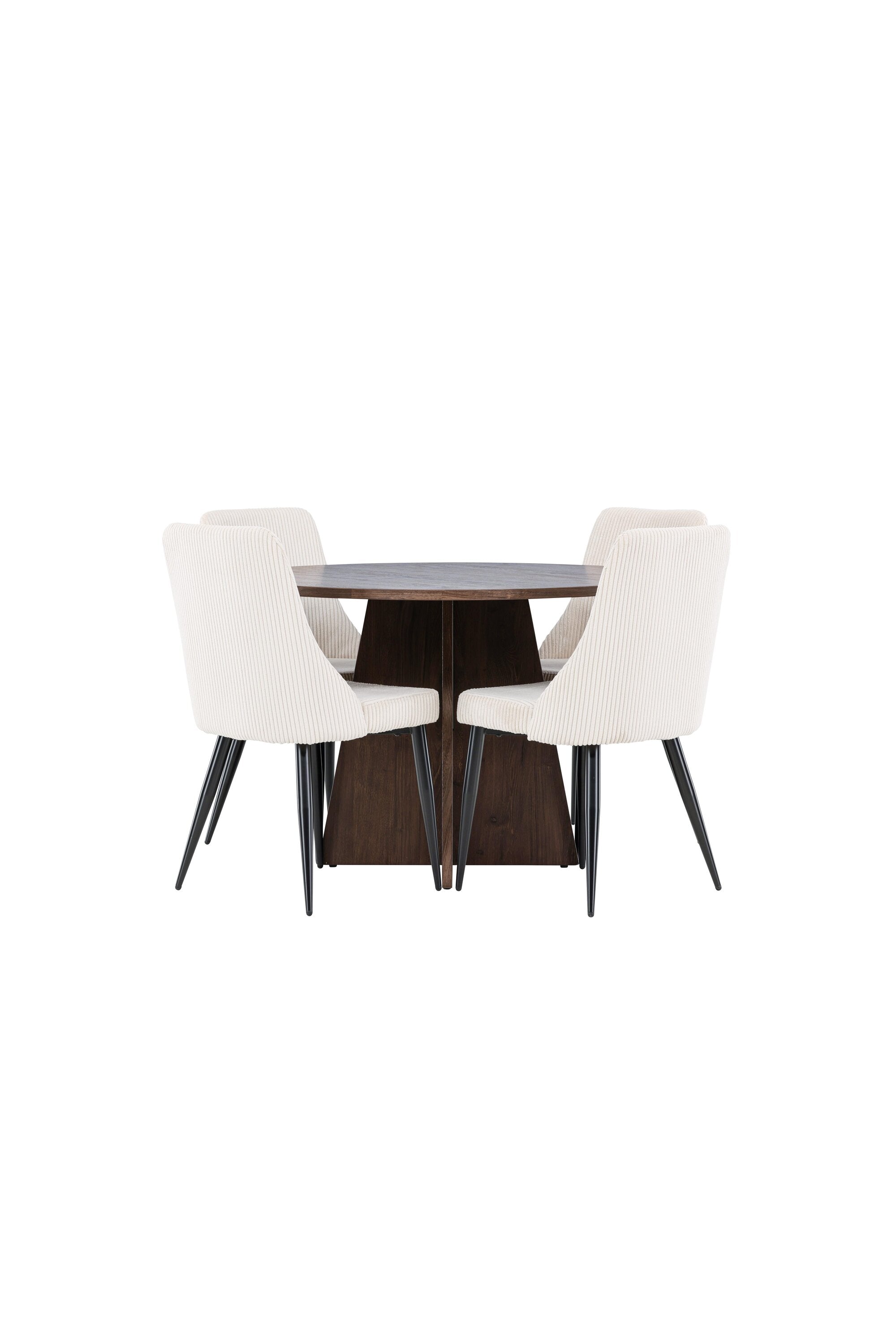 Bootcut Esstisch mit Leone Stühlen in  präsentiert im Onlineshop von KAQTU Design AG. Bartischset ist von Venture Home