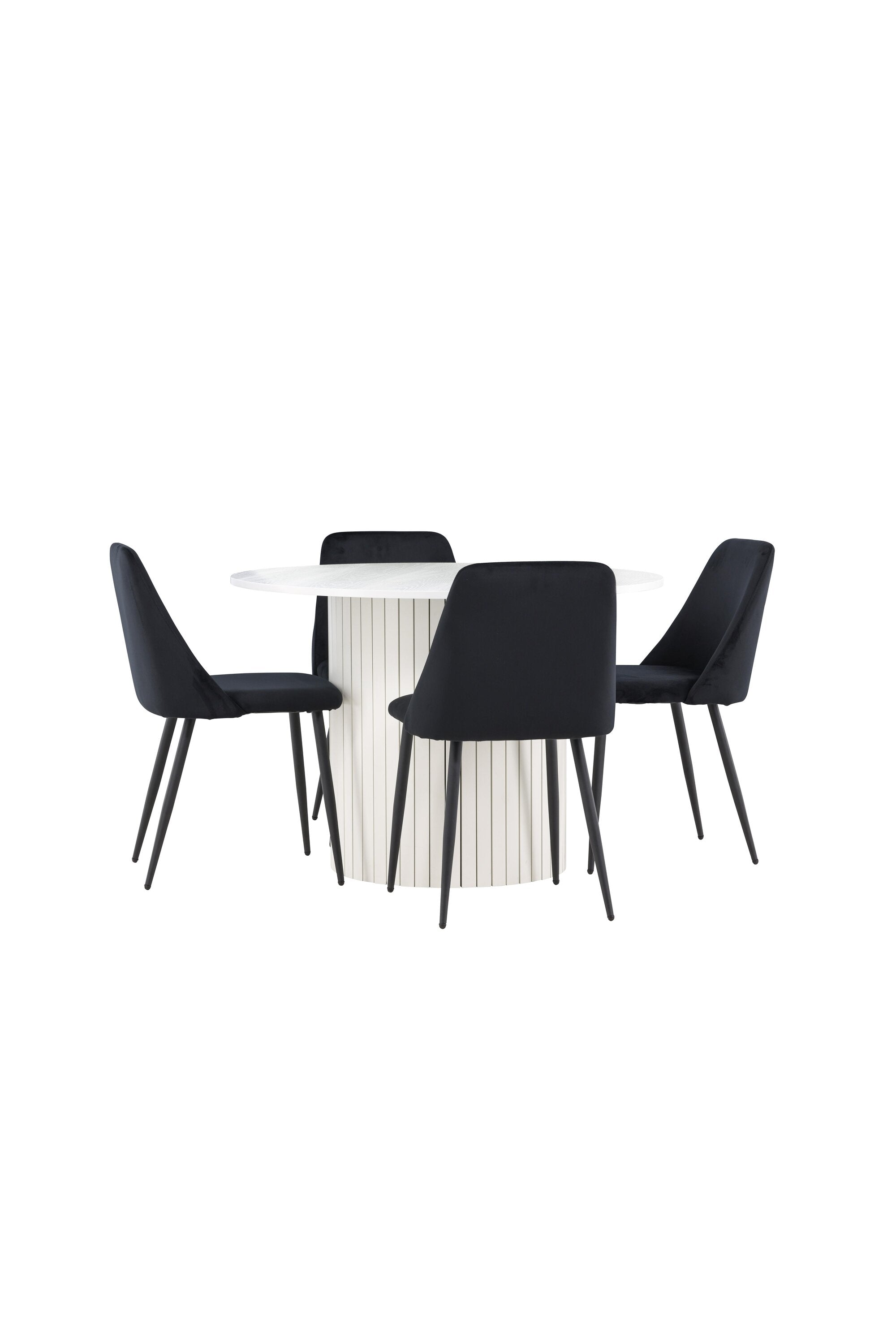 Härön Esstisch mit Night Stühlen in  präsentiert im Onlineshop von KAQTU Design AG. Bartischset ist von Venture Home
