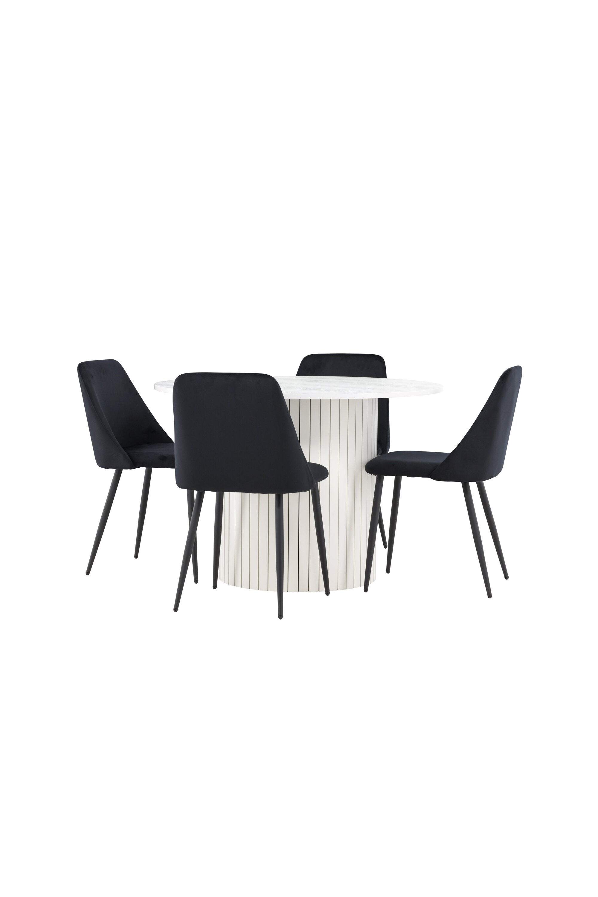 Härön Esstisch mit Night Stühlen in  präsentiert im Onlineshop von KAQTU Design AG. Bartischset ist von Venture Home