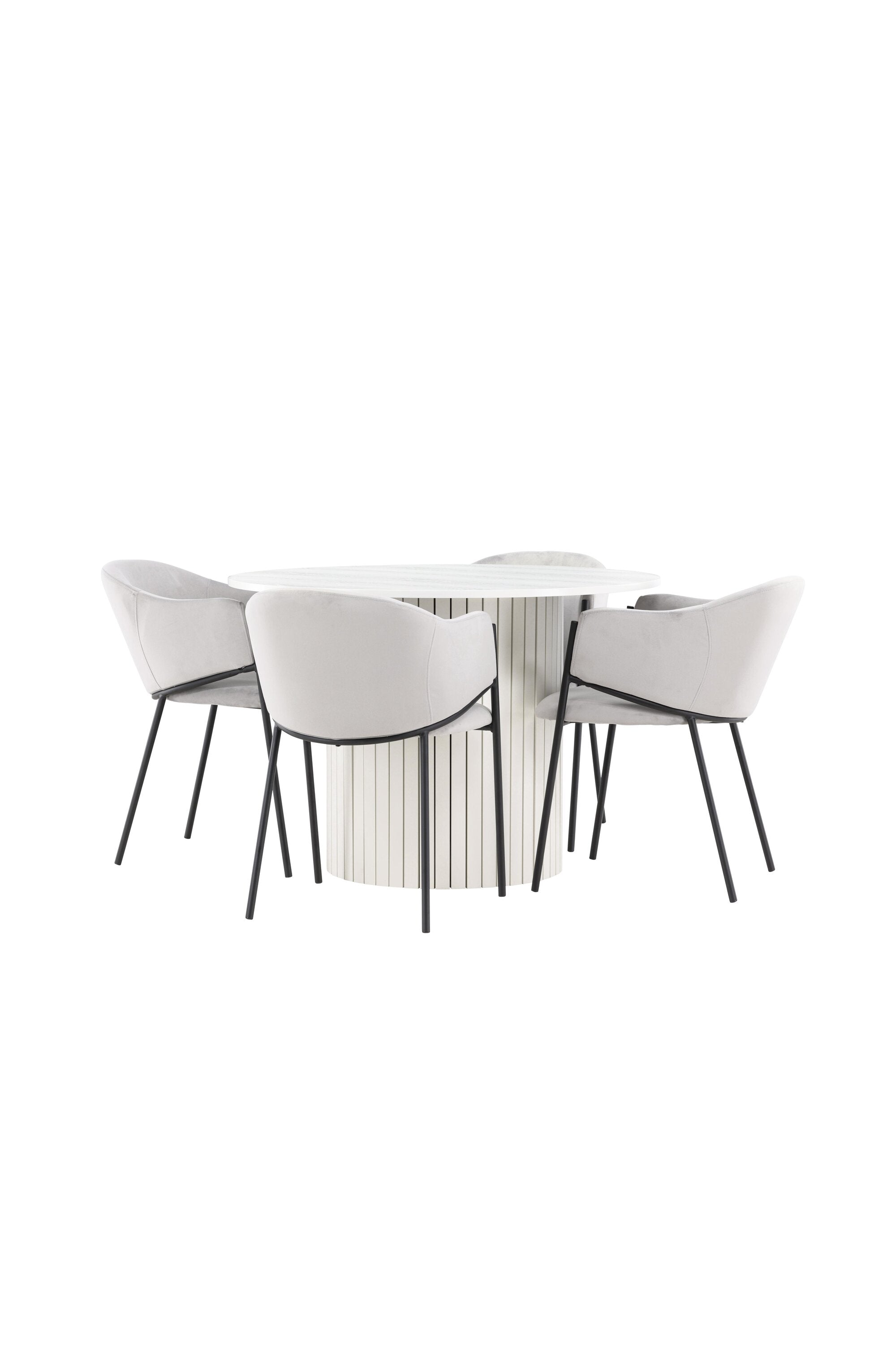 Härön Esstisch mit Stühlen von Evelina in  präsentiert im Onlineshop von KAQTU Design AG. Bartischset ist von Venture Home