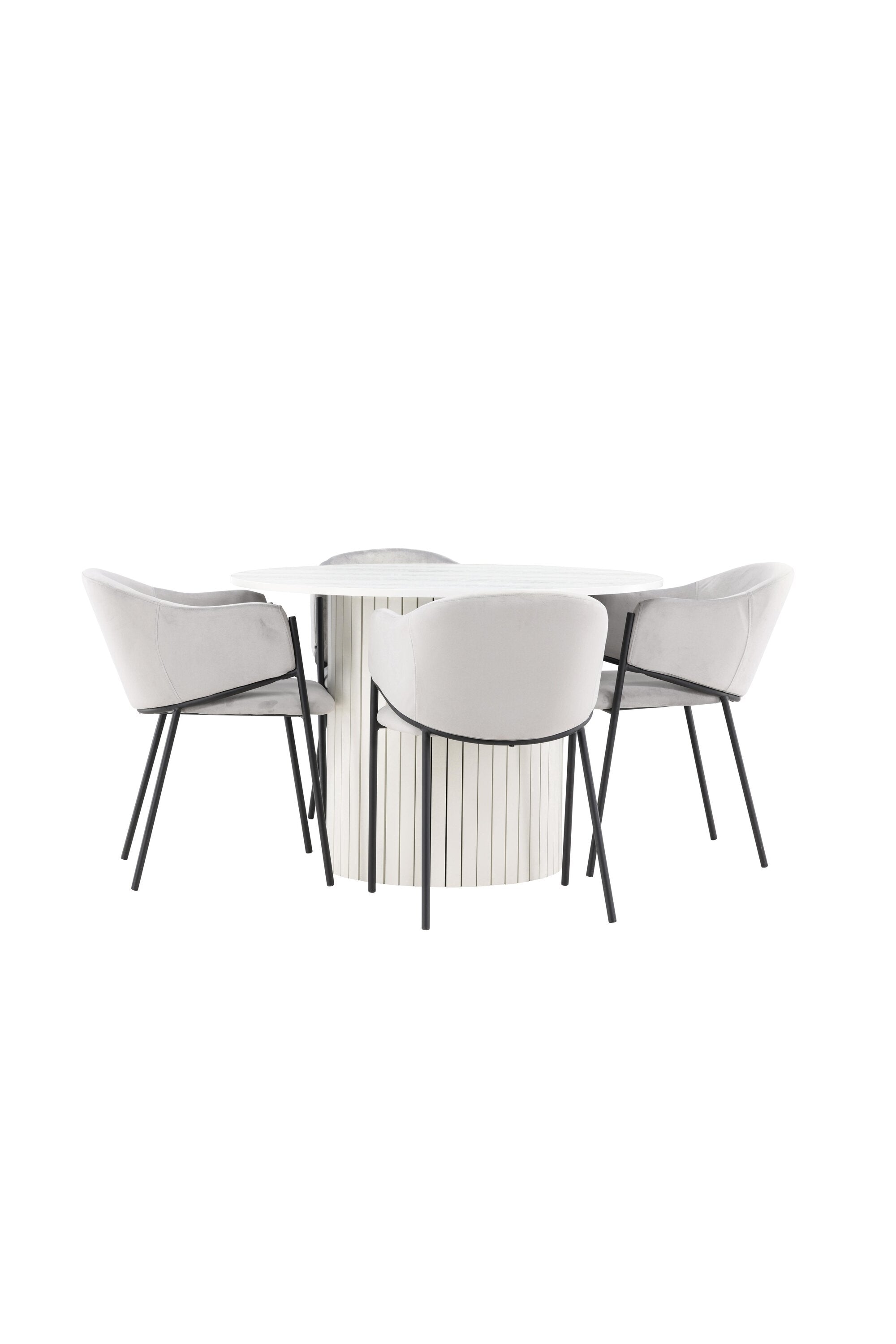 Härön Esstisch mit Stühlen von Evelina in  präsentiert im Onlineshop von KAQTU Design AG. Bartischset ist von Venture Home
