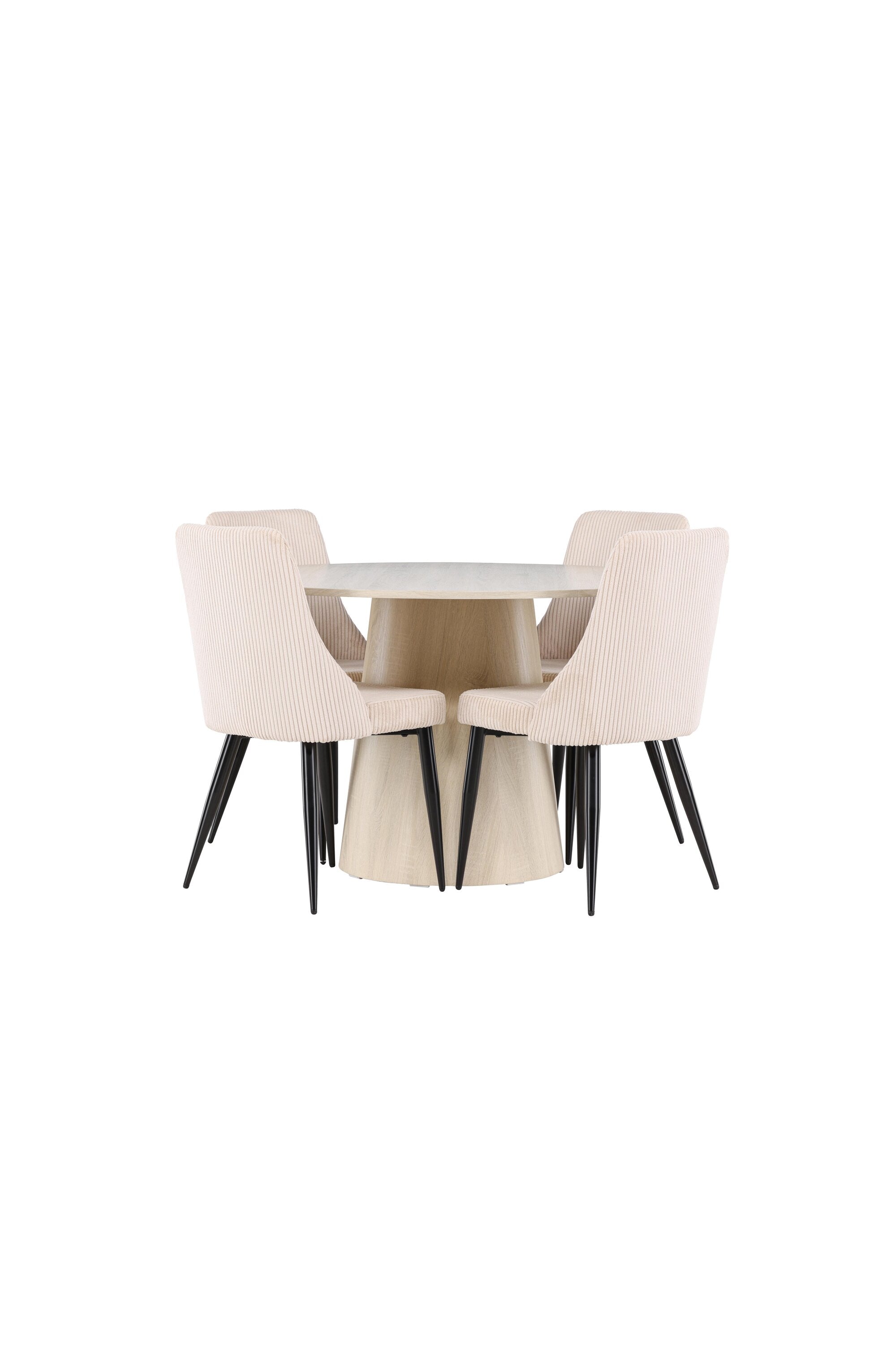 Lanzo Esstisch mit Leone Stühlen in  präsentiert im Onlineshop von KAQTU Design AG. Bartischset ist von Venture Home