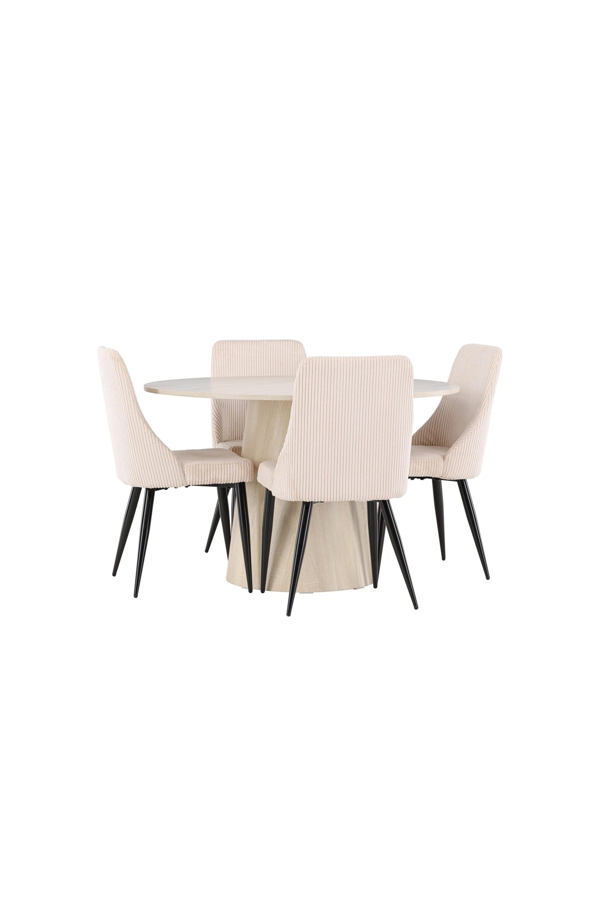 Lanzo Esstisch mit Leone Stühlen in  präsentiert im Onlineshop von KAQTU Design AG. Bartischset ist von Venture Home
