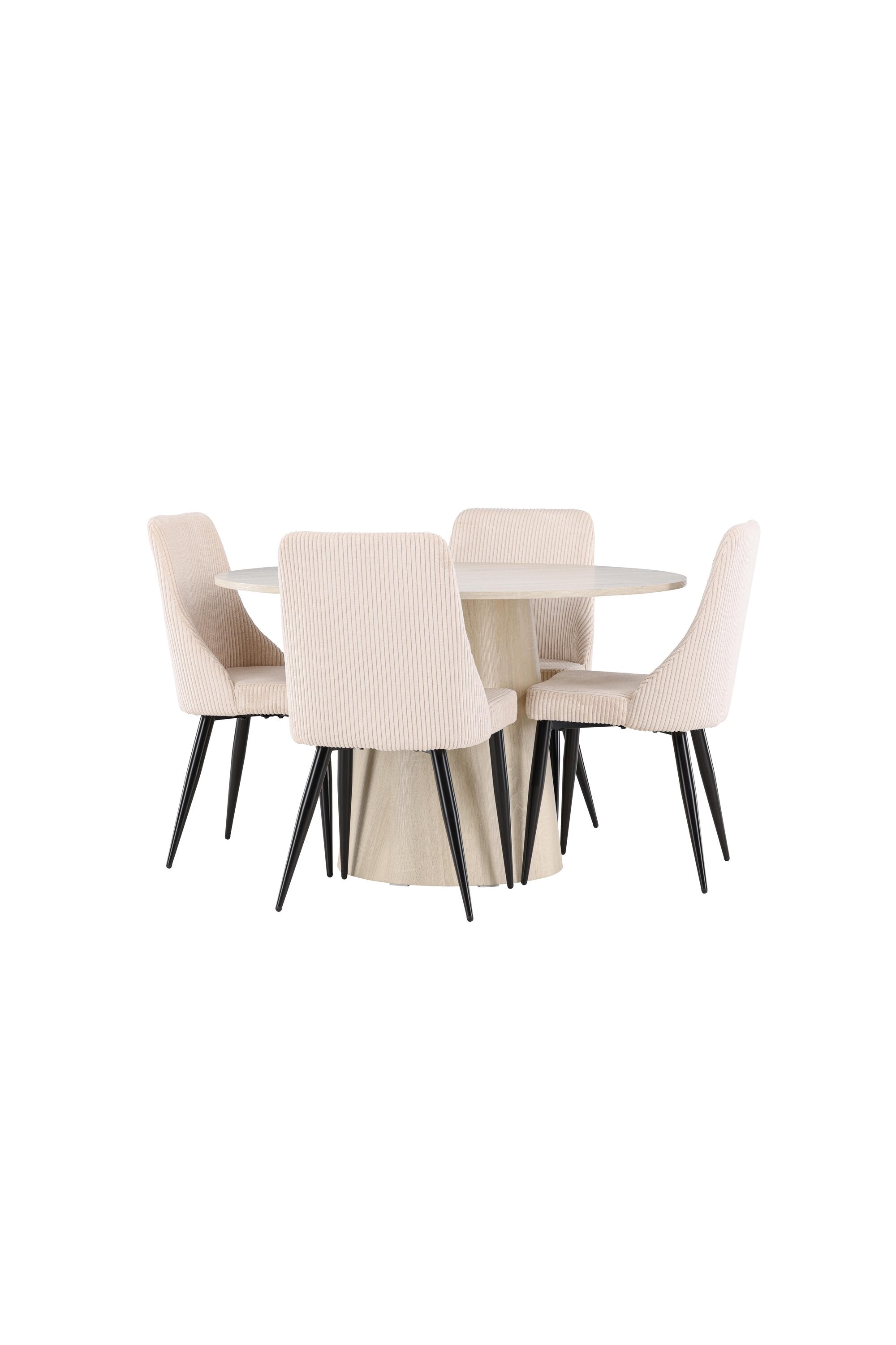 Lanzo Esstisch mit Leone Stühlen in  präsentiert im Onlineshop von KAQTU Design AG. Bartischset ist von Venture Home