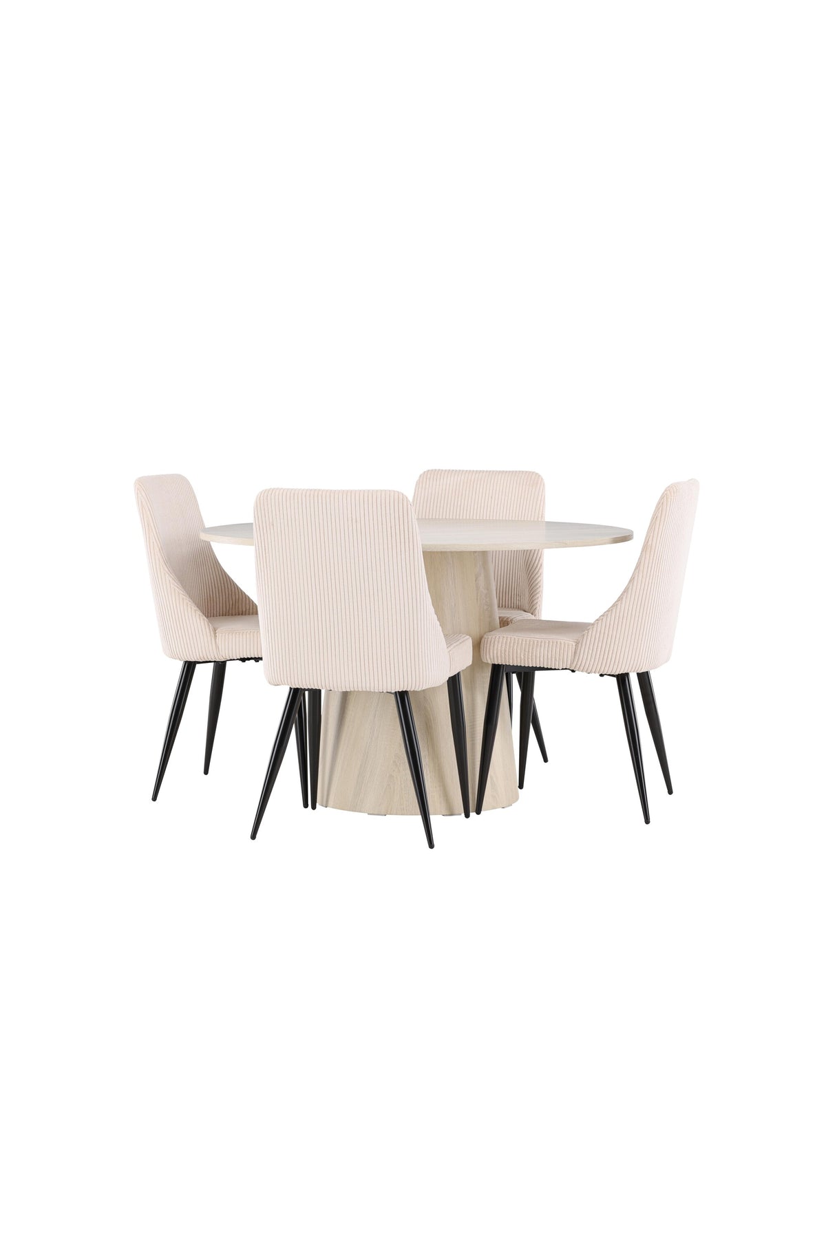 Lanzo Esstisch mit Leone Stühlen in  präsentiert im Onlineshop von KAQTU Design AG. Bartischset ist von Venture Home