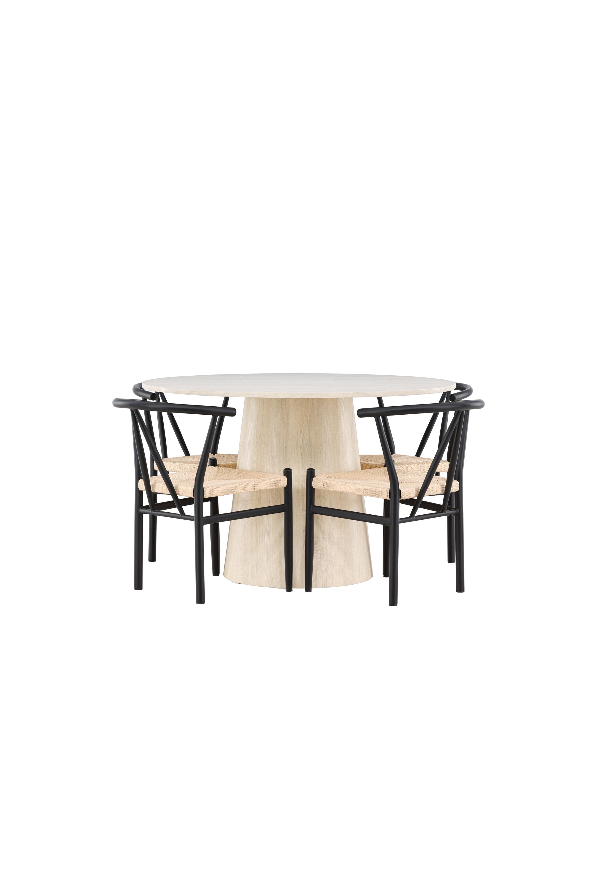 Lanzo Esszimmertisch mit Alfons Stühlen in  präsentiert im Onlineshop von KAQTU Design AG. Bartischset ist von Venture Home