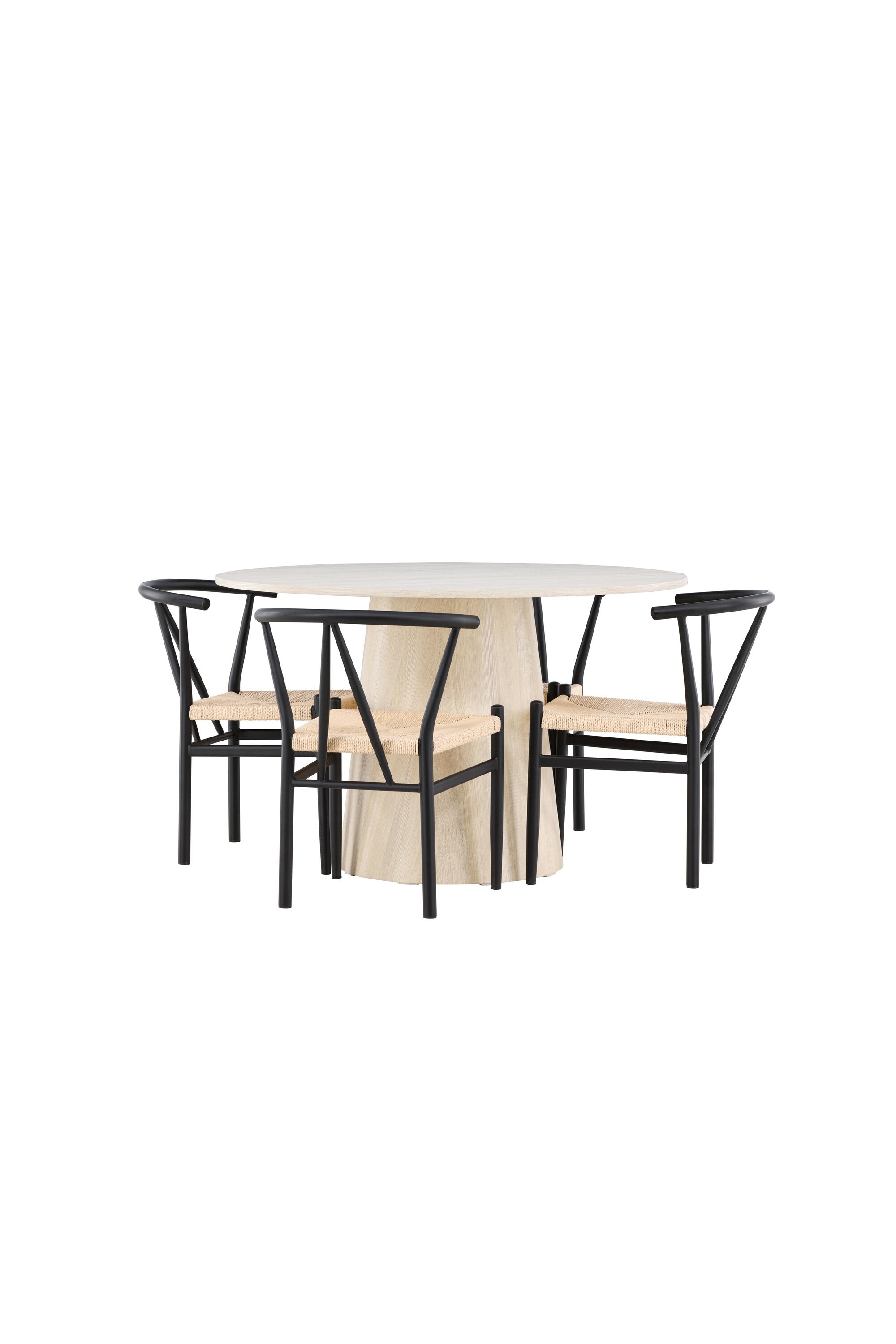 Lanzo Esstisch mit Alfons Esszimmerstuhl in  präsentiert im Onlineshop von KAQTU Design AG. Esstischset ist von Venture Home