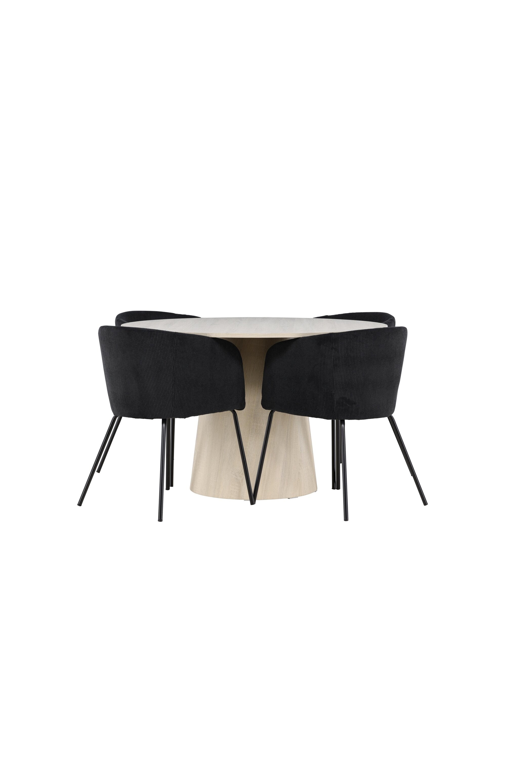 Lanzo Esstisch mit Berit Esszimmerstuhl in  präsentiert im Onlineshop von KAQTU Design AG. Esstischset ist von Venture Home