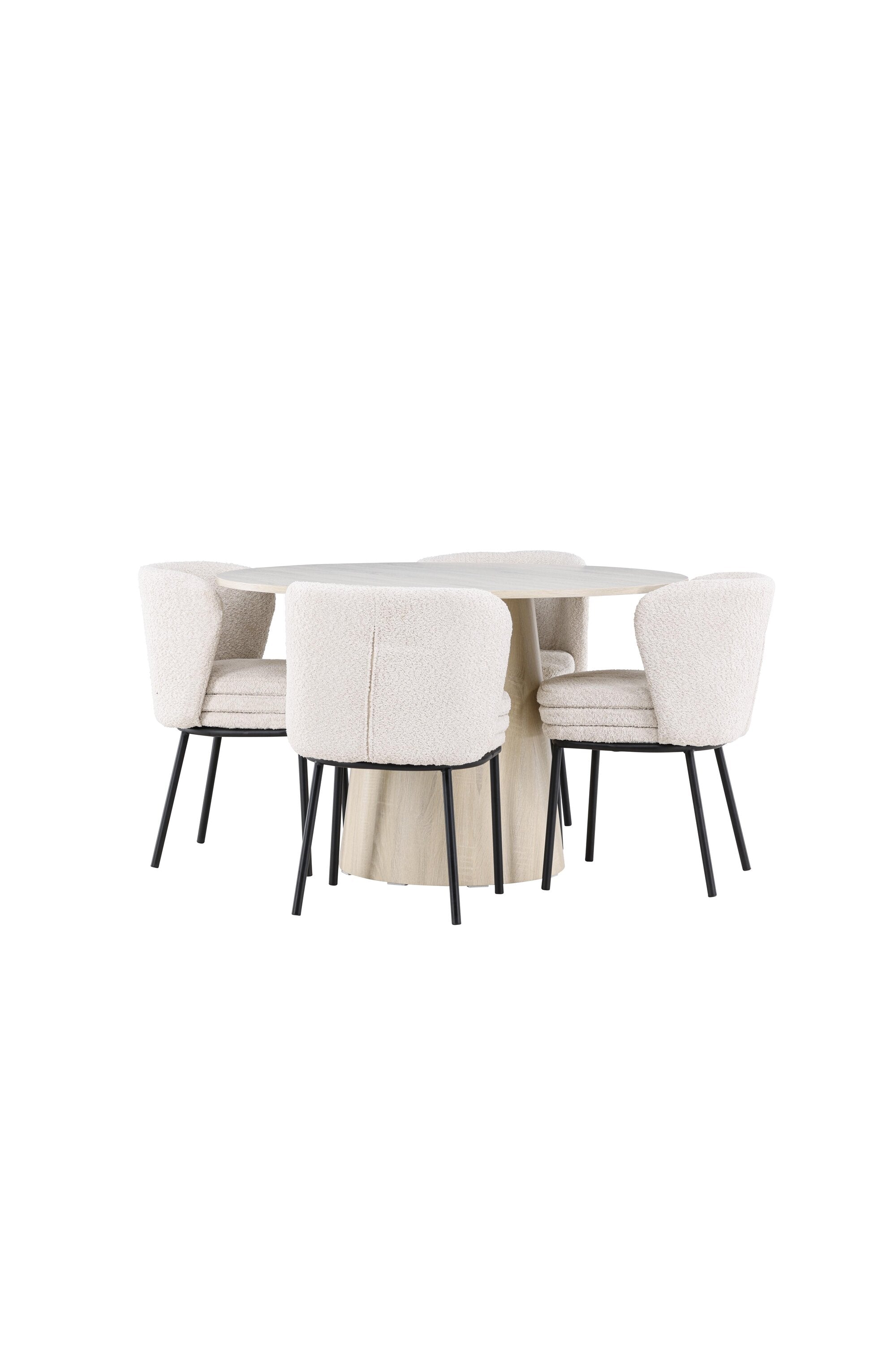 Lanzo Esstisch mit Agnes Stühlen in  präsentiert im Onlineshop von KAQTU Design AG. Bartischset ist von Venture Home
